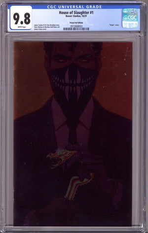 House of Slaughter 1 CGC 9.8 (NM/M) (2021) Frison Foil Virgin Incentive Variant
