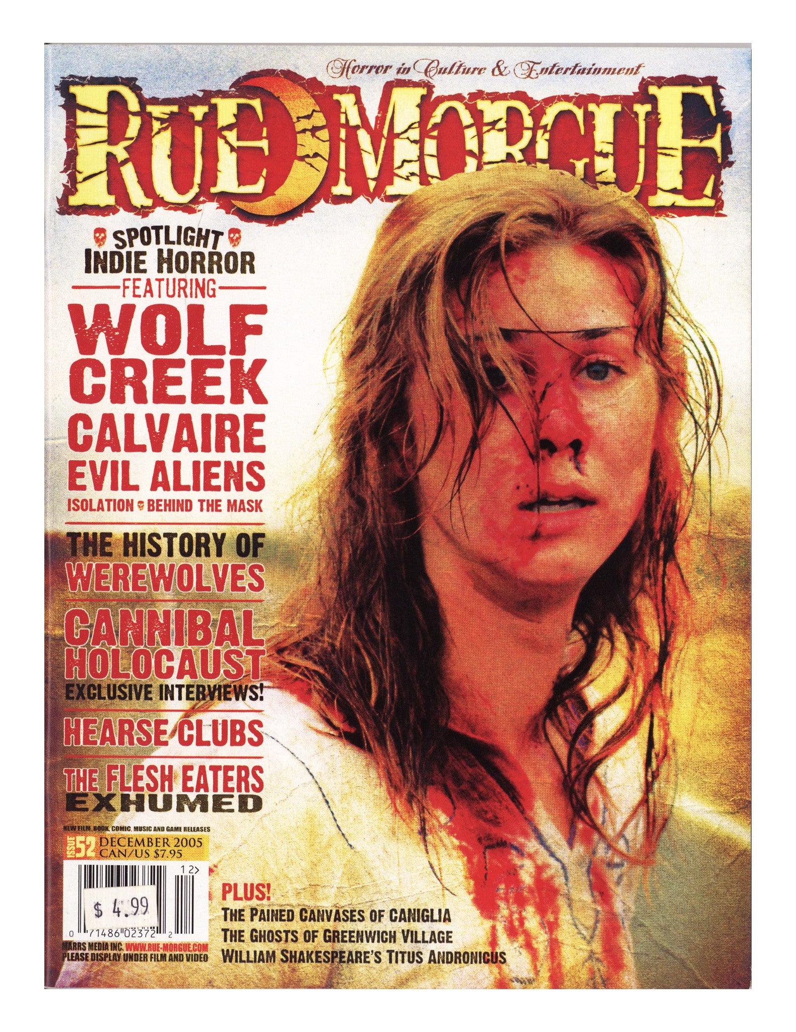 Rue Morgue Magazine 52 Mid Grade (2005) 