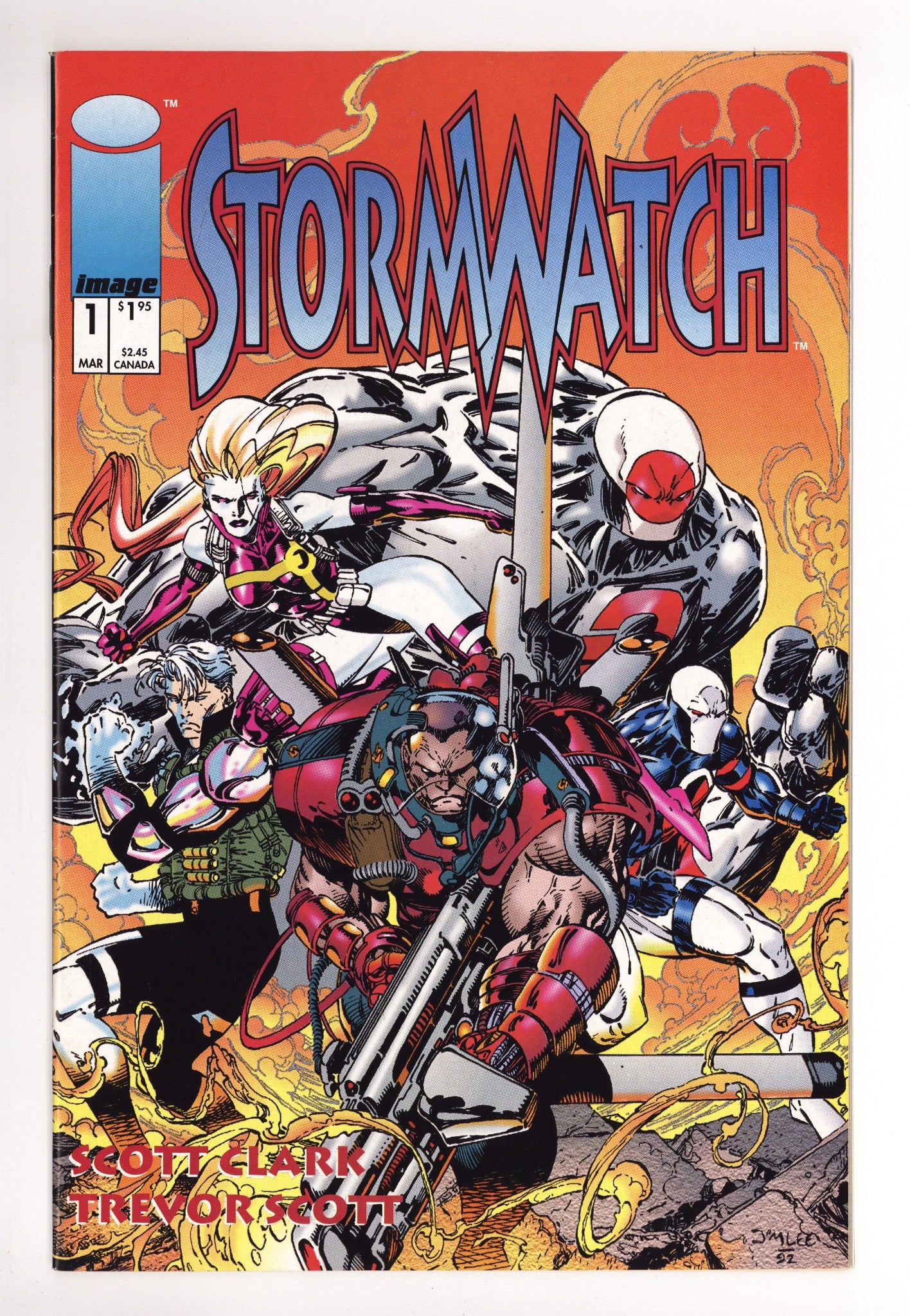 Stormwatch Vol 1 1 High Grade (1993) 