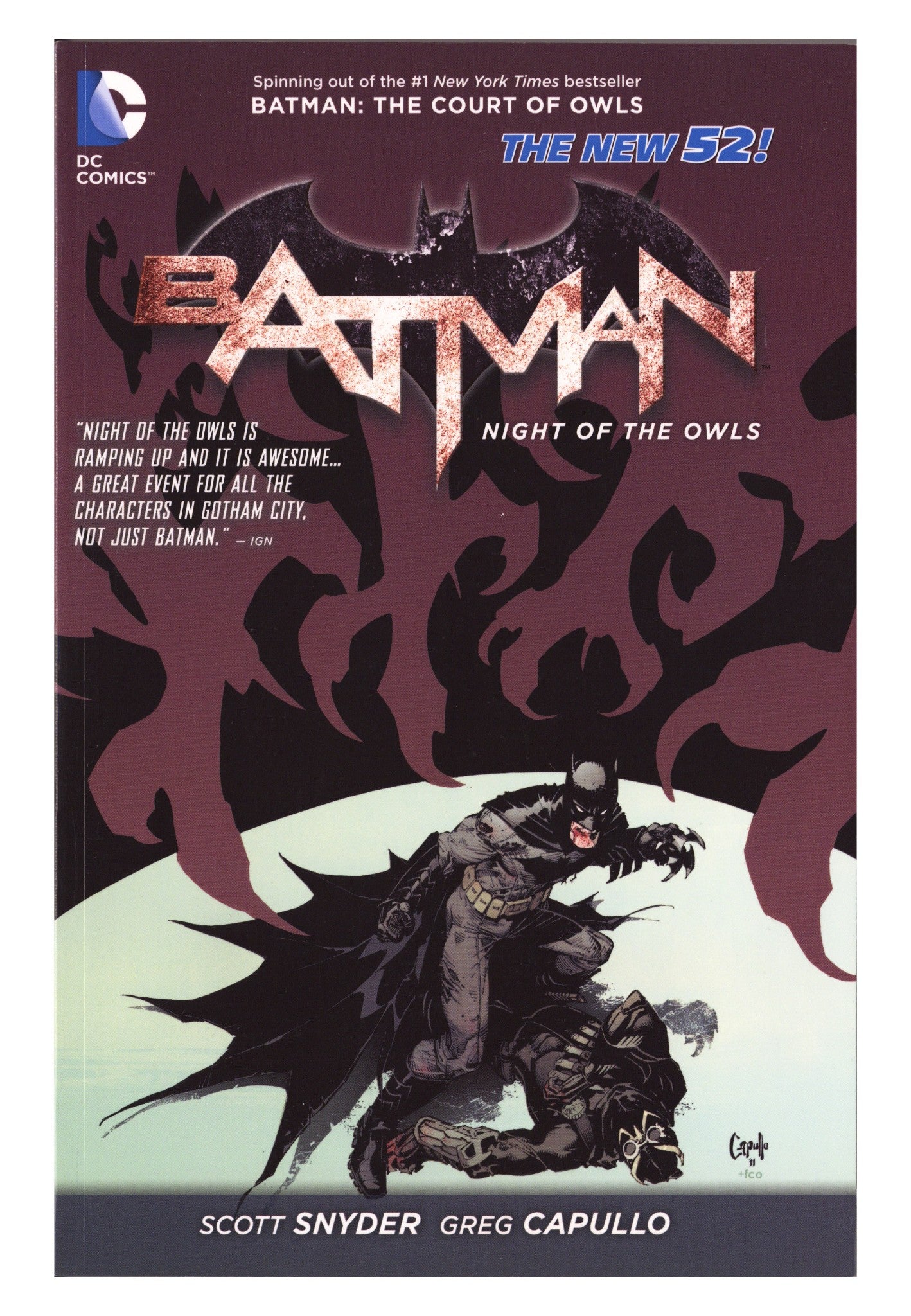 Batman: Night of the Owls TPB     Mid Grade   (2014)        
