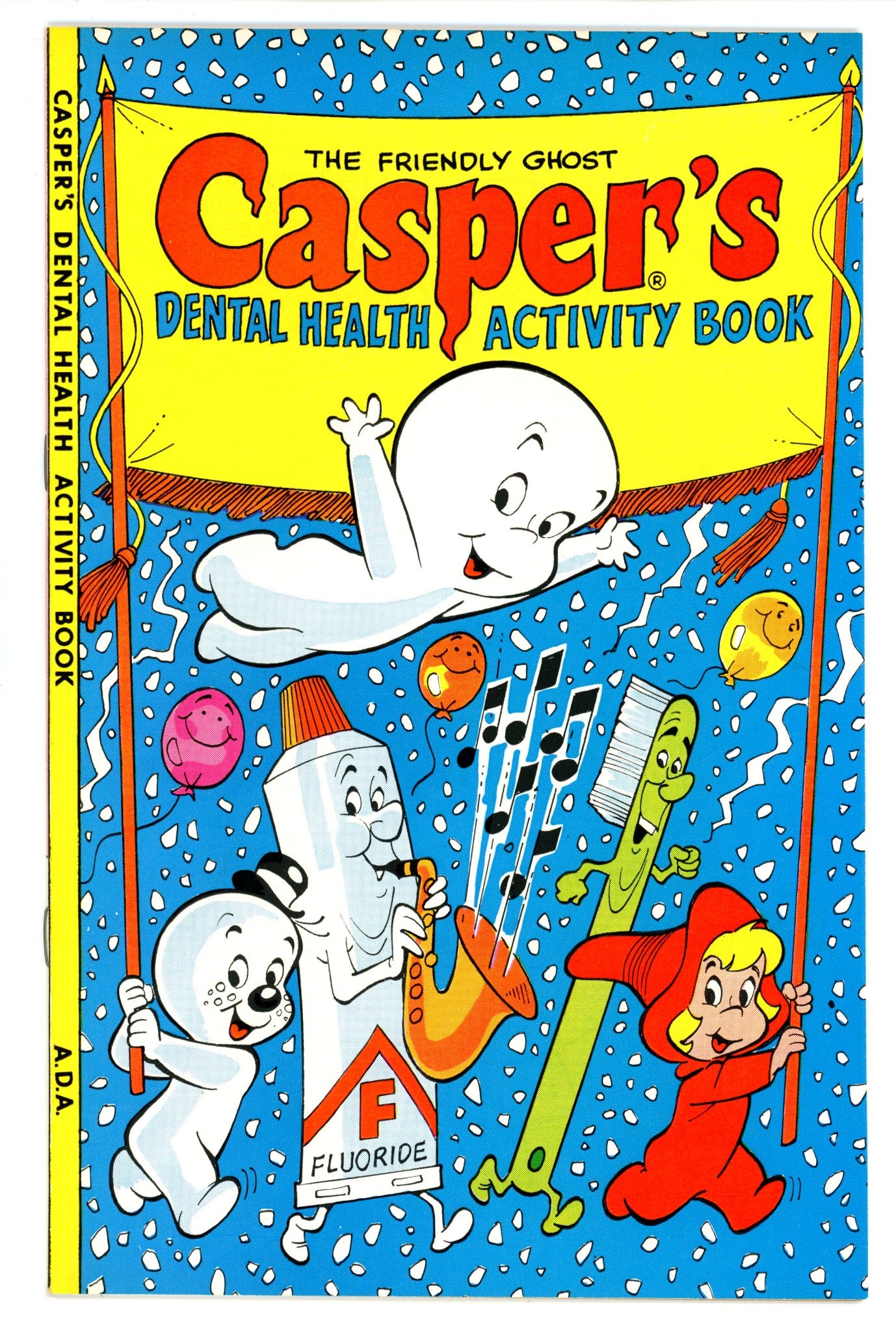 Casper's Dental Health Activity Book G-46 NM- (9.2) (1977) 