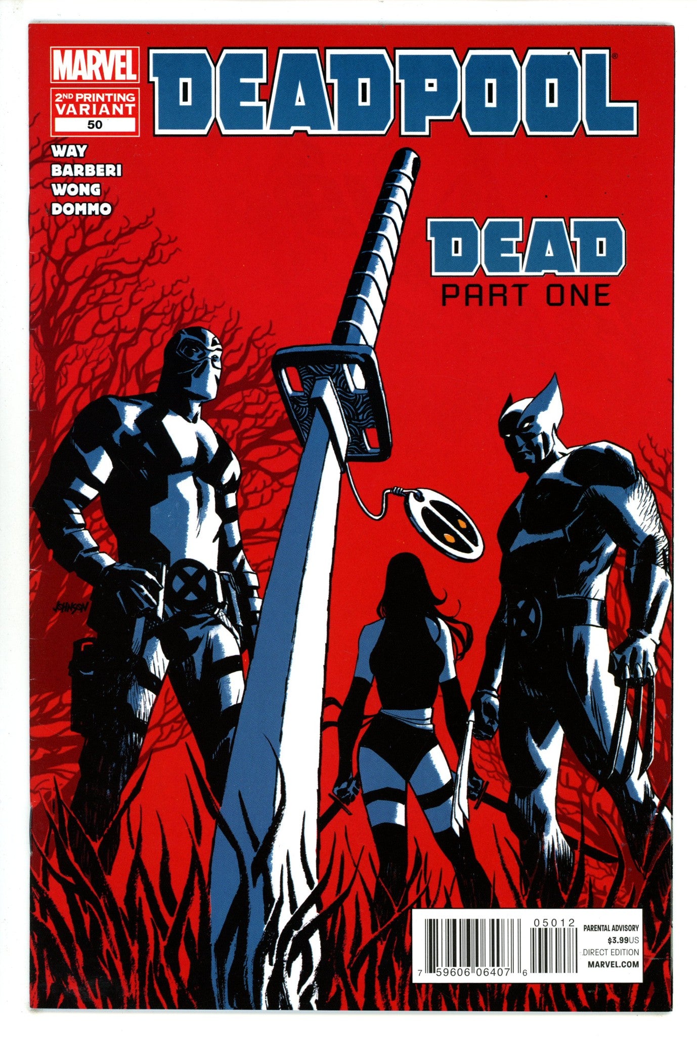 Deadpool Vol 3 50 2Nd Print FN/VF (2012)