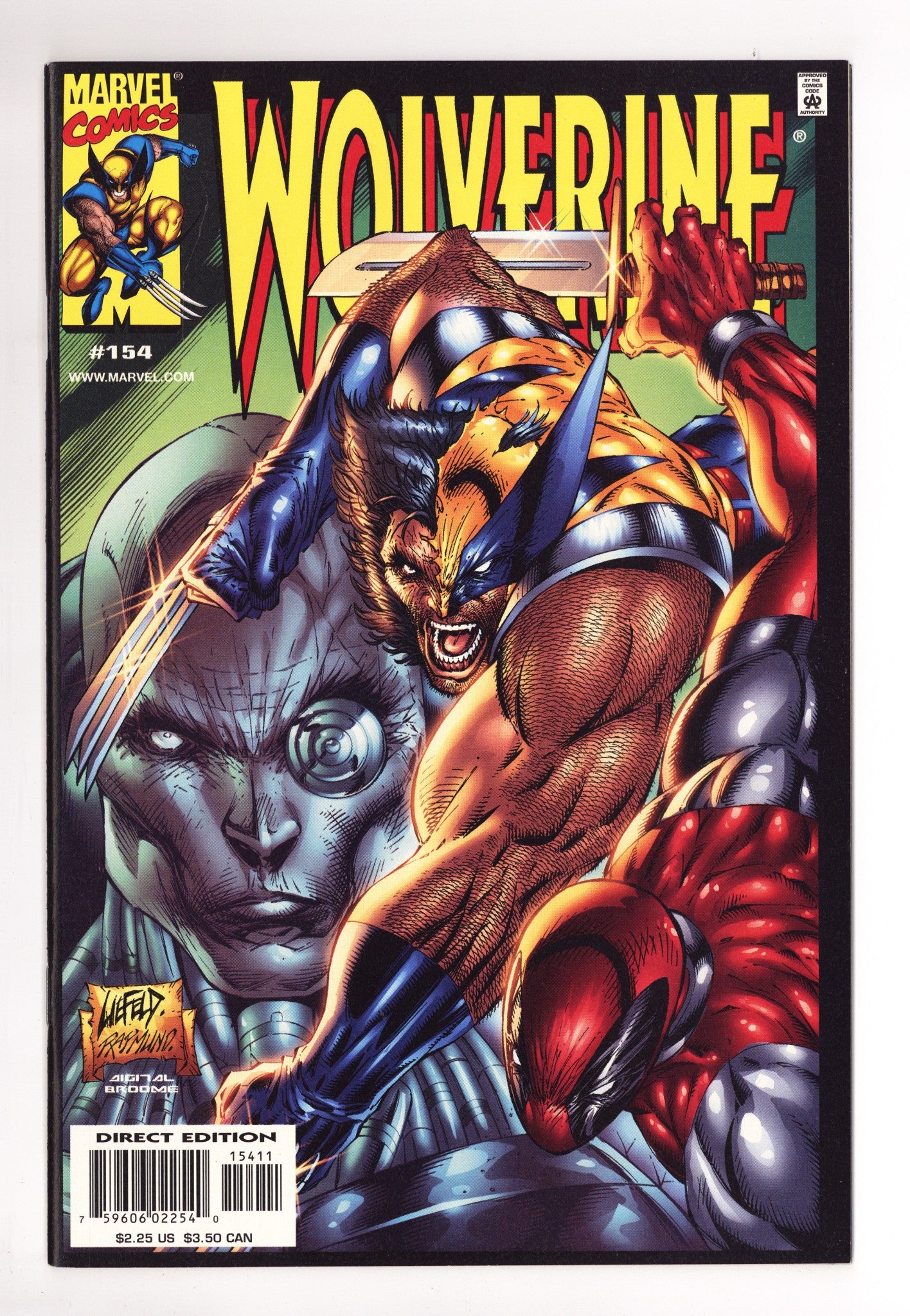 Wolverine Vol 2 154 VF+ (8.5) (2000) 