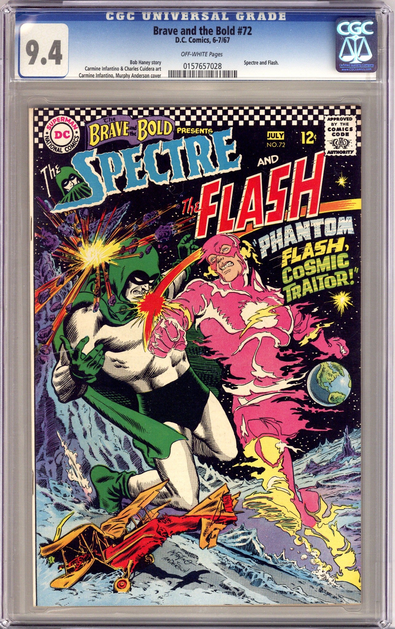 The Brave and the Bold Vol 1 72 CGC 9.4 (NM) (1967) 