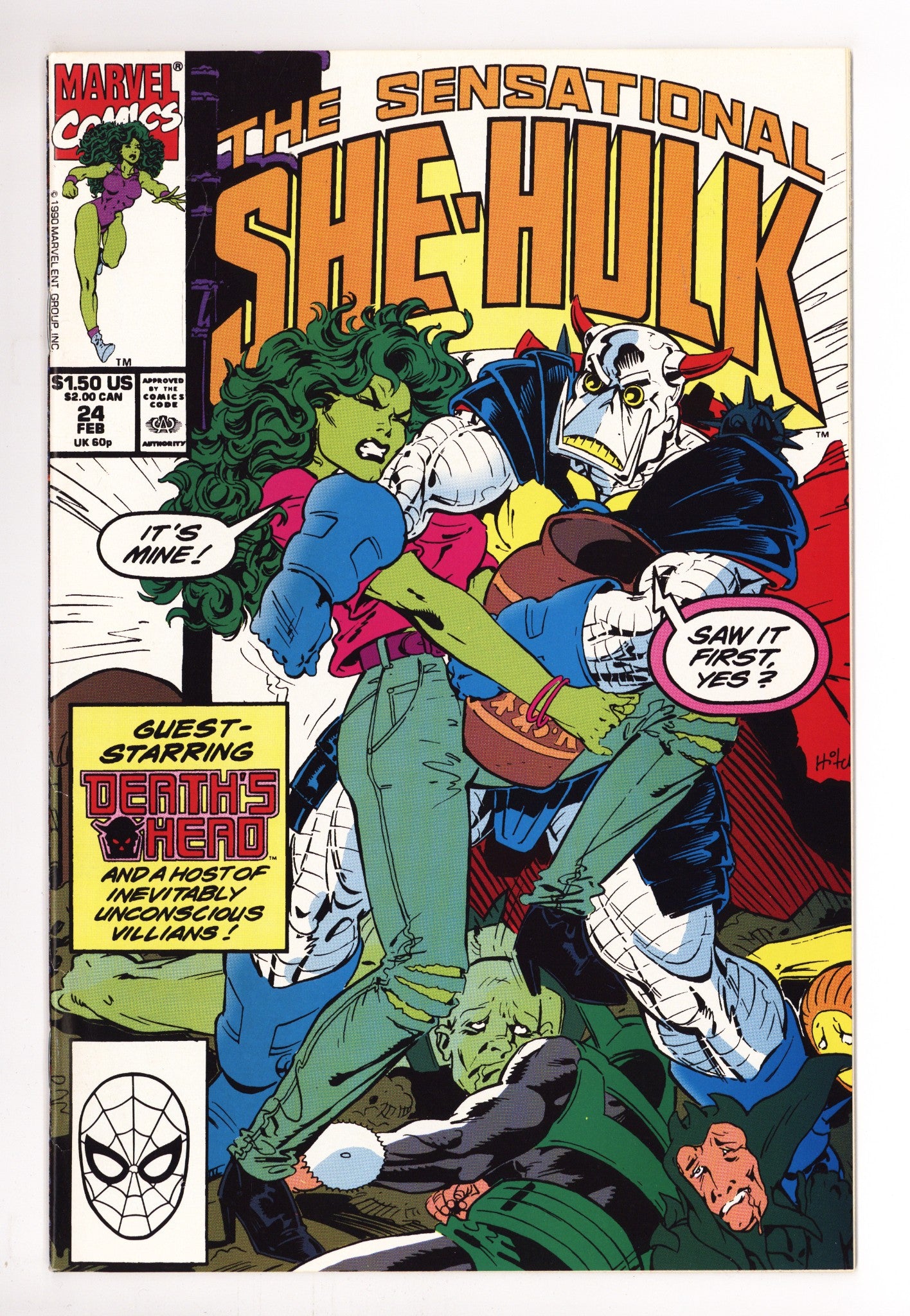 The Sensational She-Hulk 24 Mid Grade (1991) 
