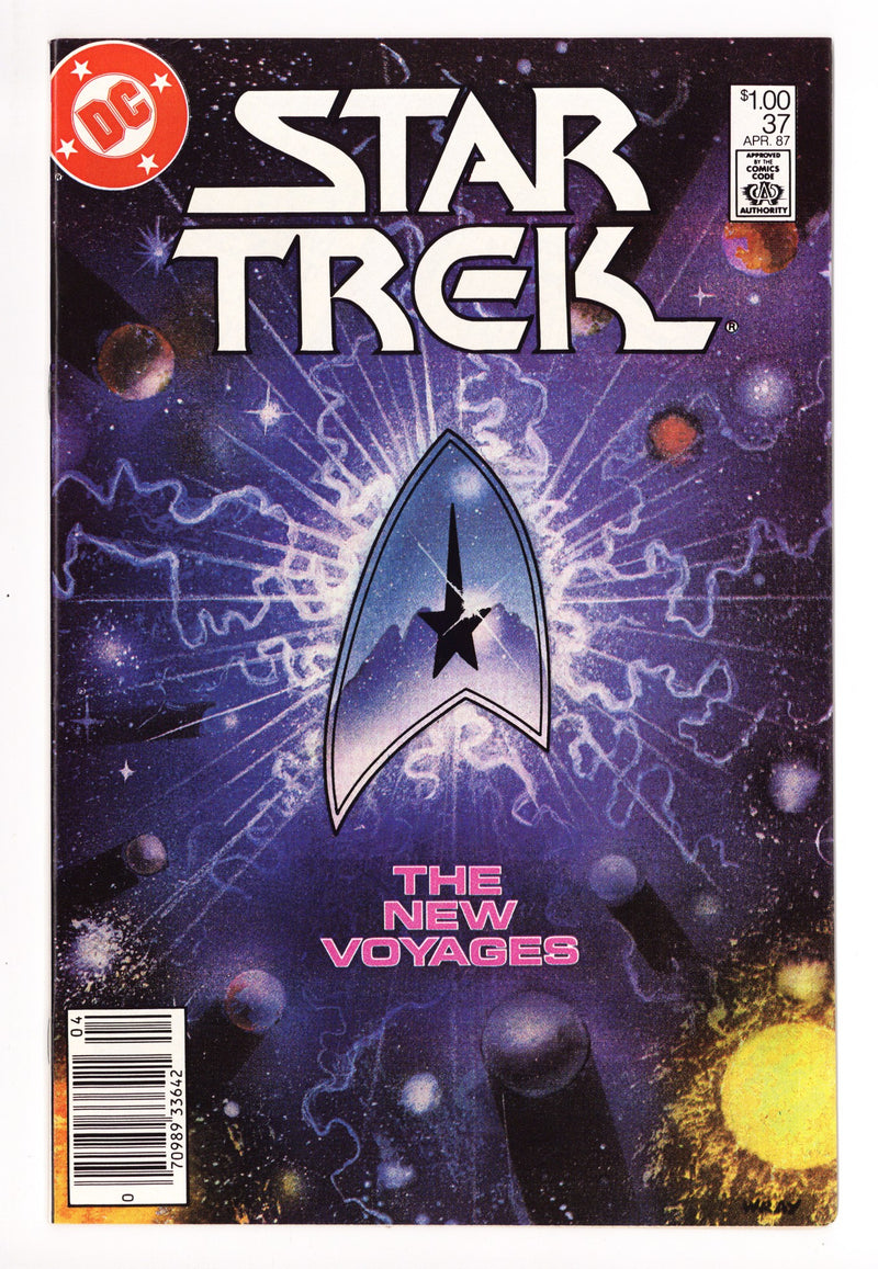 Star Trek Vol 1 37 VF+ (8.5) (1987) Canadian Price Variant 