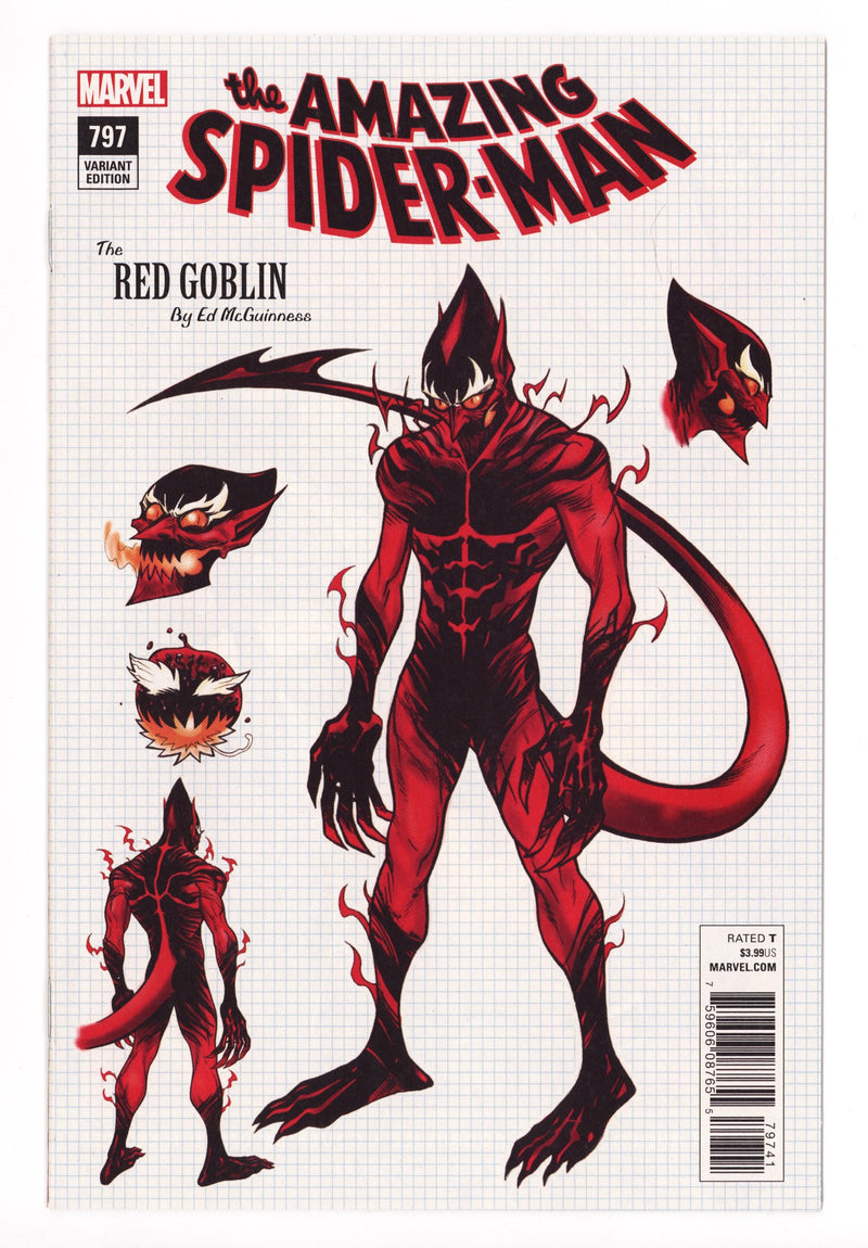 Amazing Spider-Man Vol 4 797 High Grade (2018) McGuinness Design Variant 