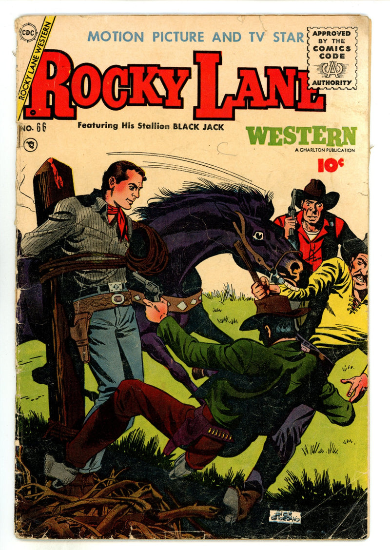 Rocky Lane Western 66 GD/VG (3.0) (1955) 