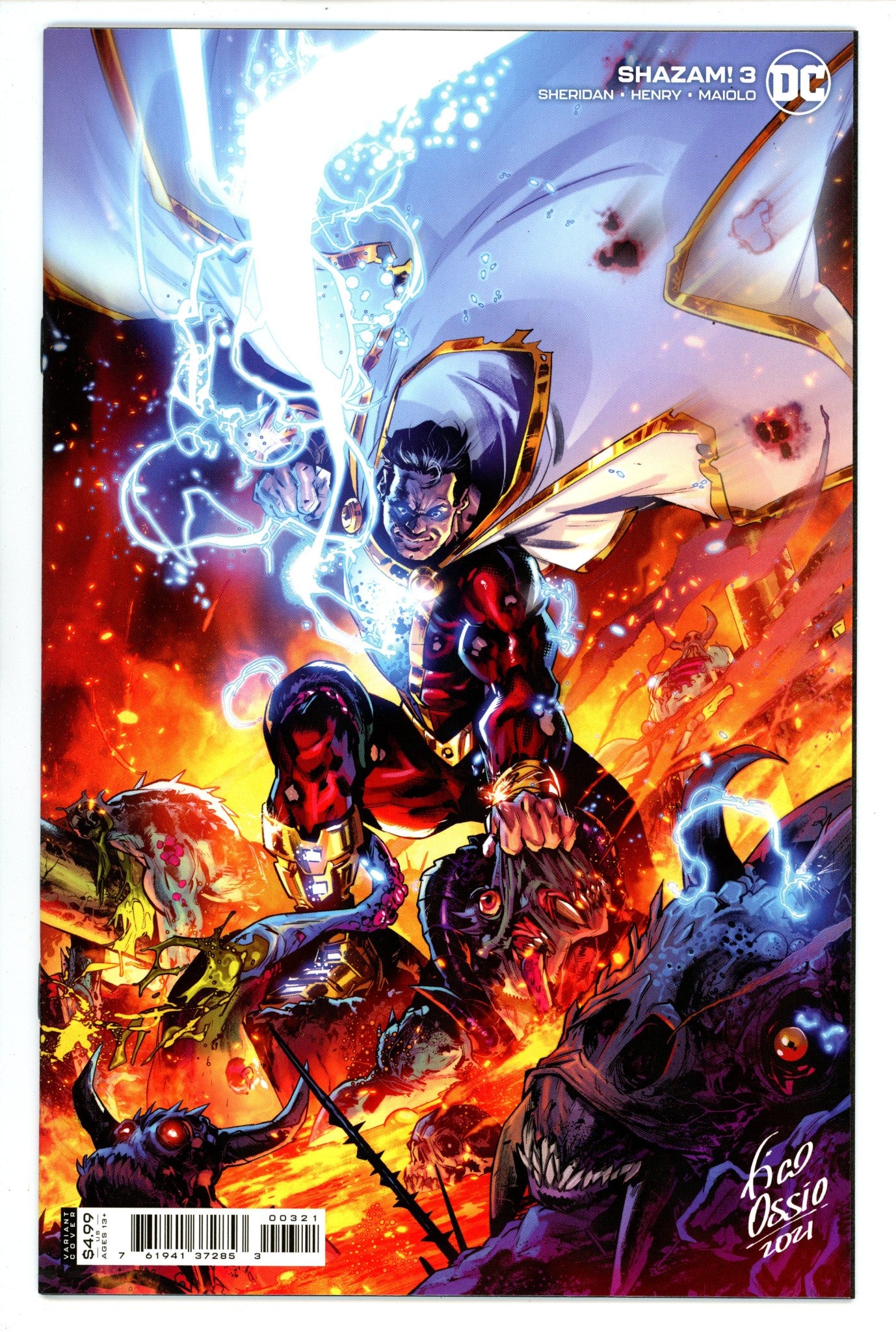 Shazam! Vol 3 3High Grade(2021) OssioVariant