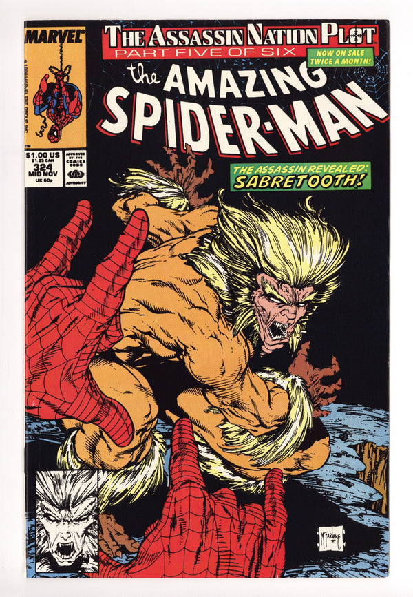 The Amazing Spider-Man Vol 1 324 VF- (7.5) (1989)