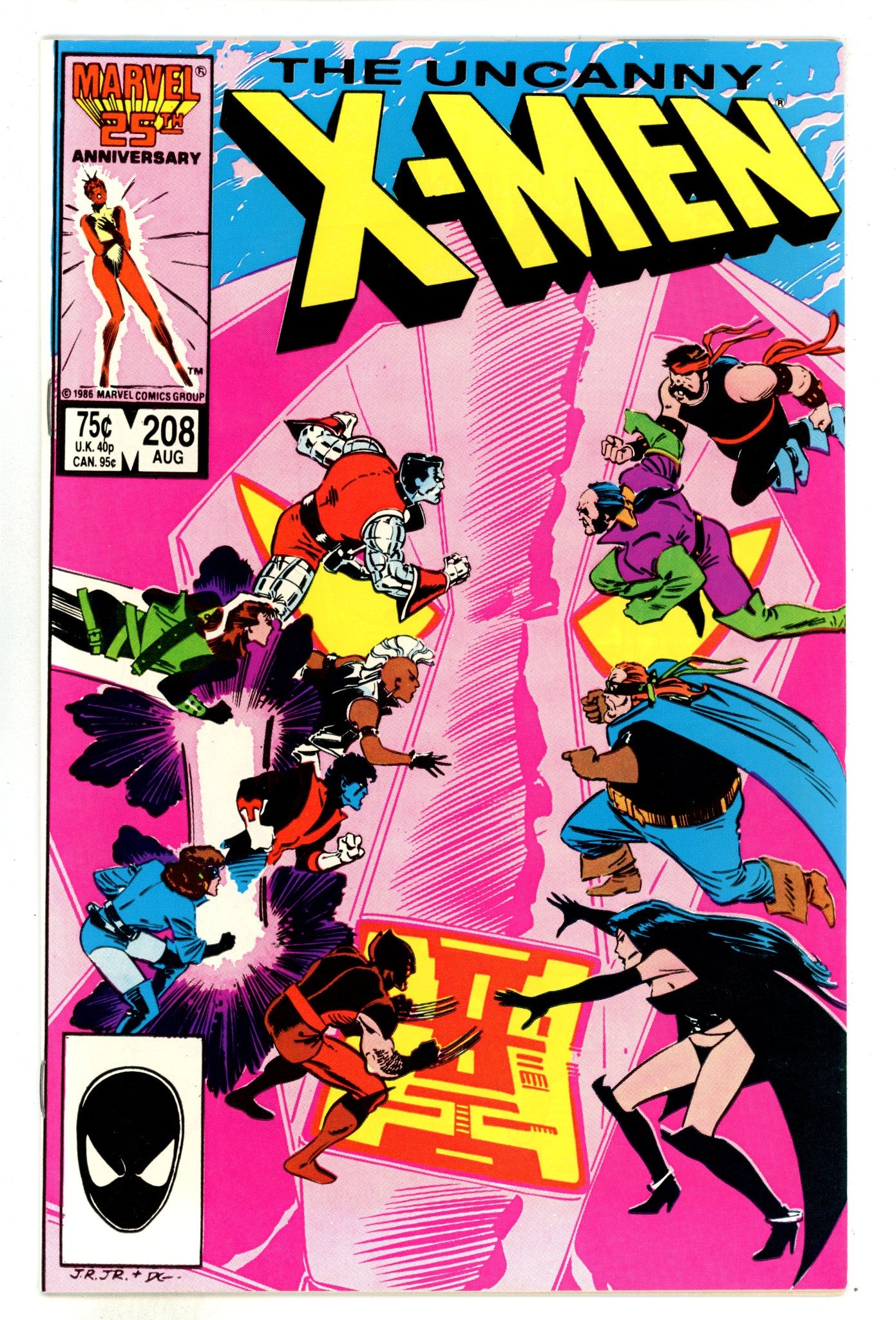 The Uncanny X-Men Vol 1 208 Mid Grade (1986) 