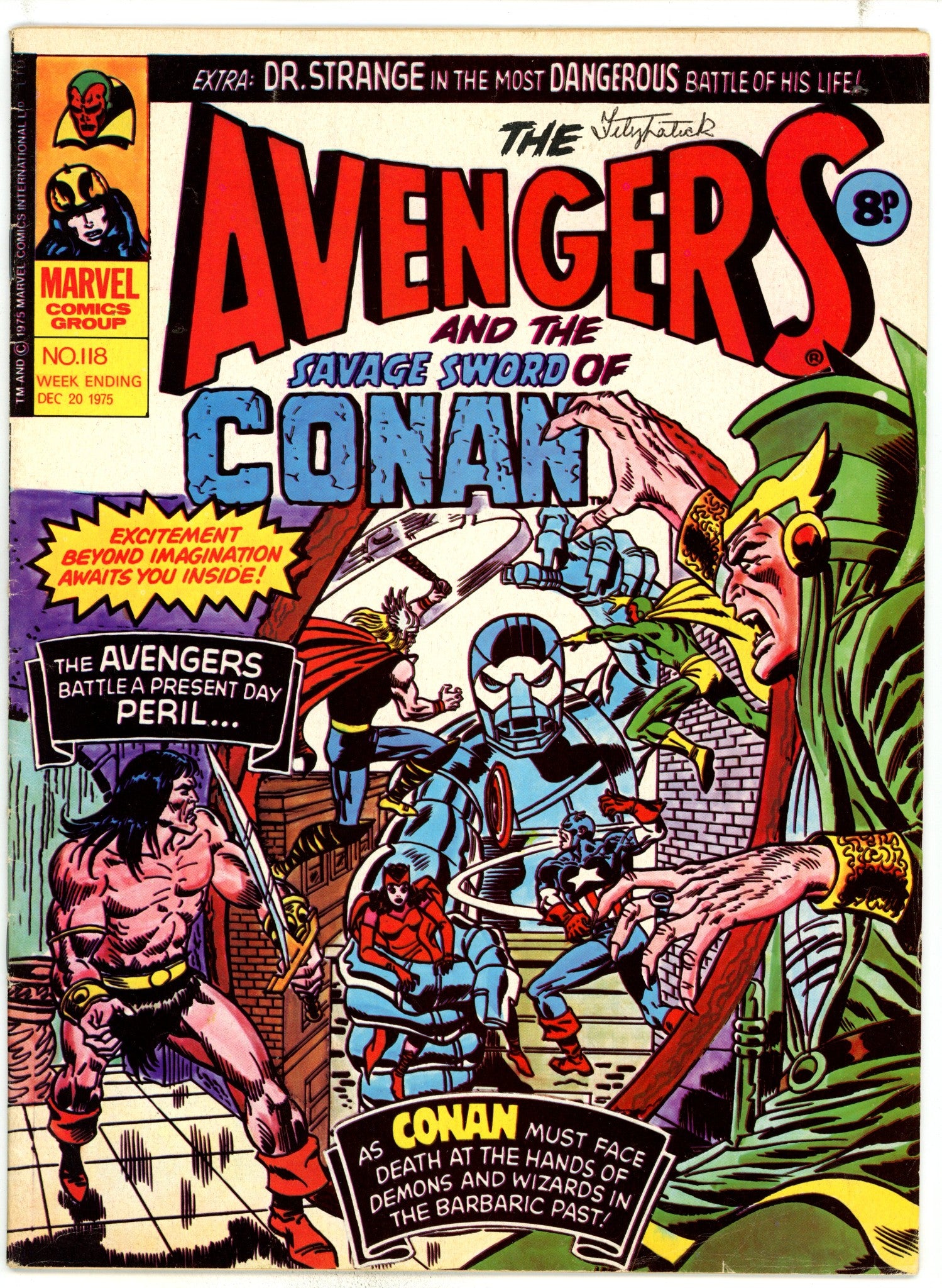 The Avengers 118 FN (6.0) (1975) 