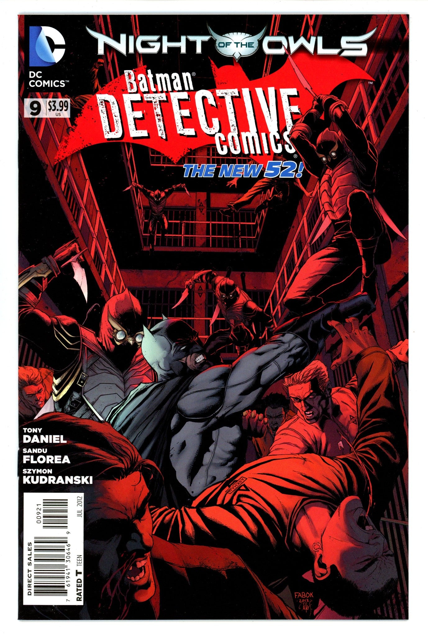 Detective Comics Vol 2 9 High Grade (2012) Fabok Incentive Variant 