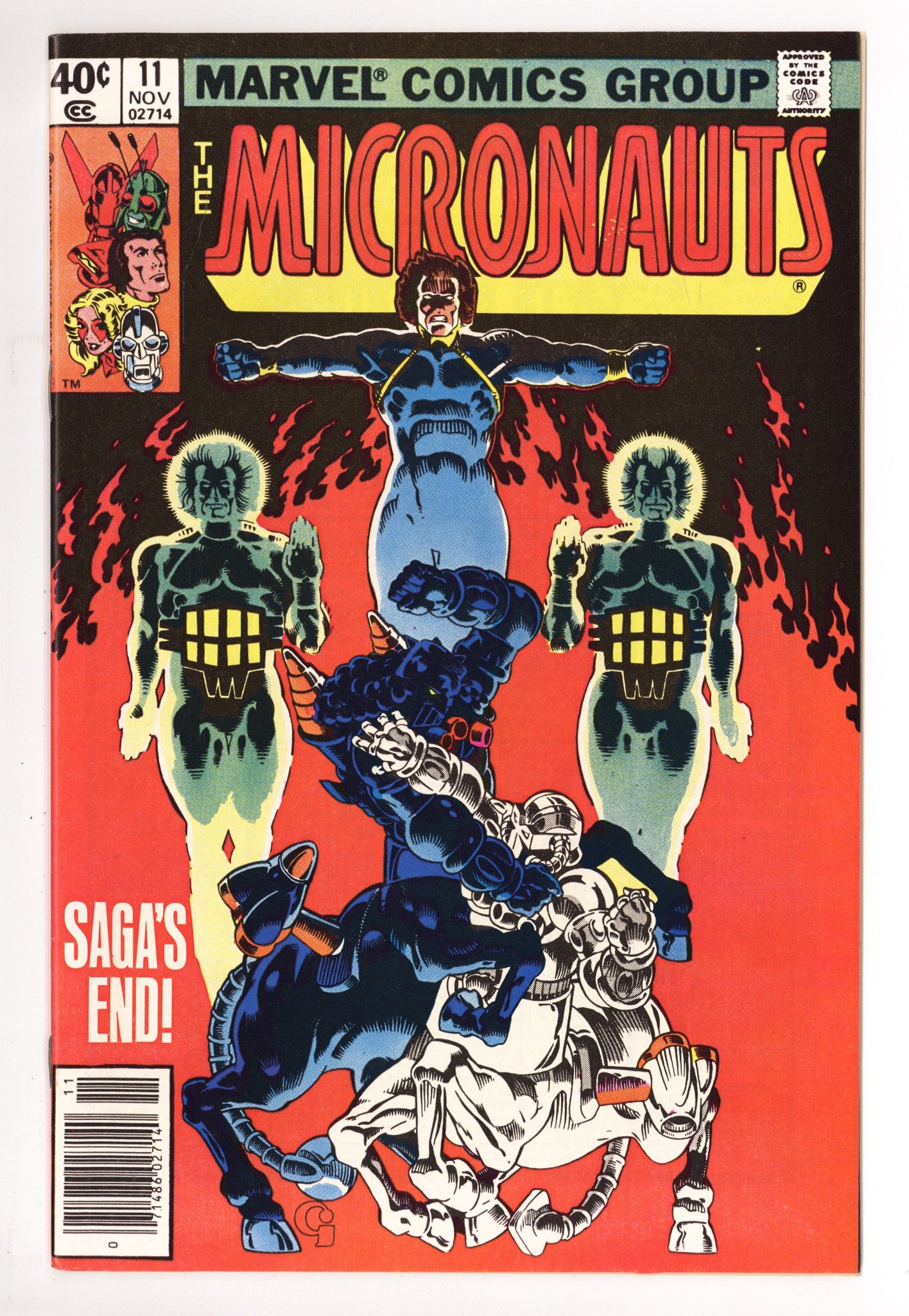 Micronauts Vol 1 11 High Grade (1979) Newsstand 