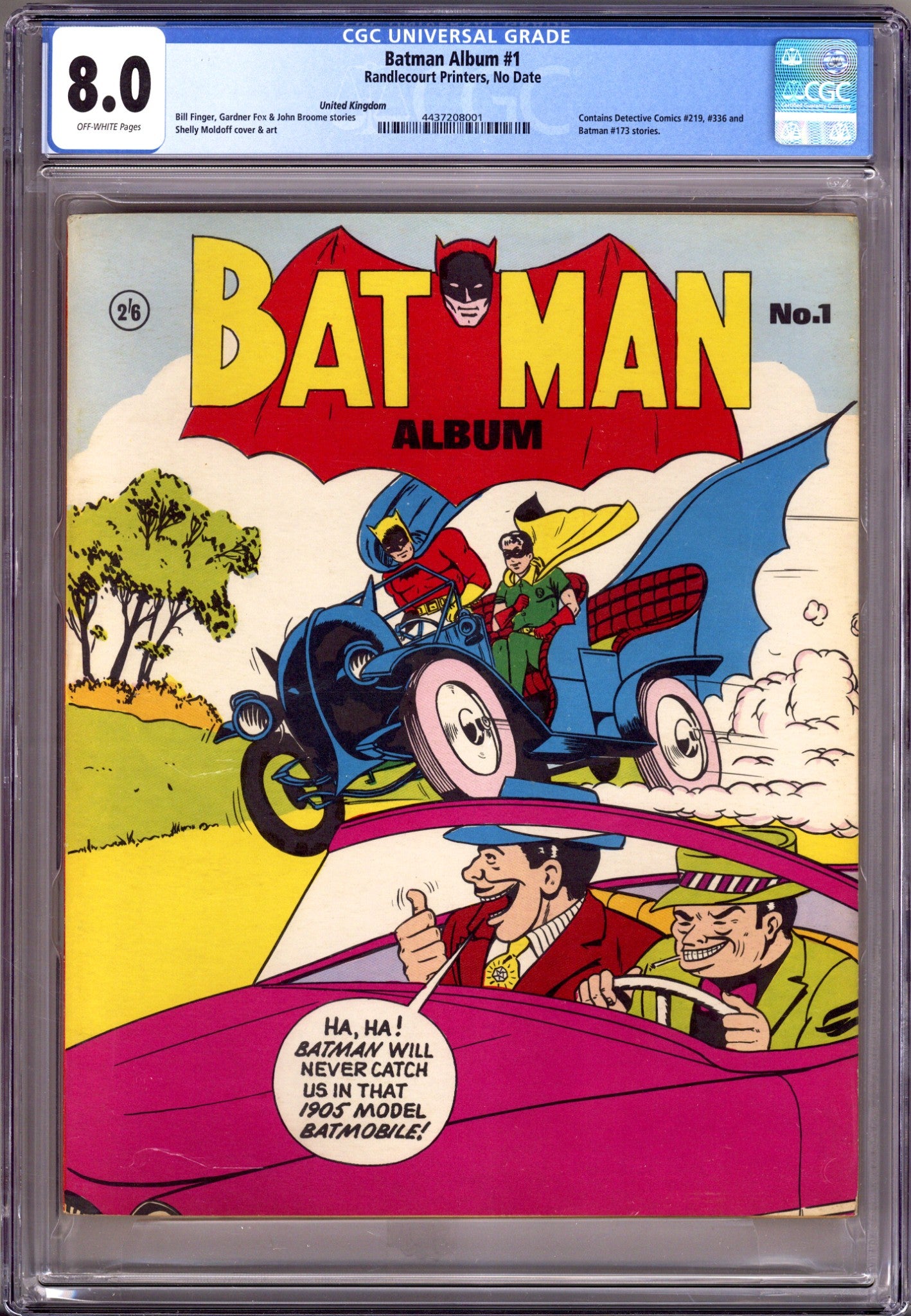 Batman Album   1 CGC 8.0 (VF)   (1960)        