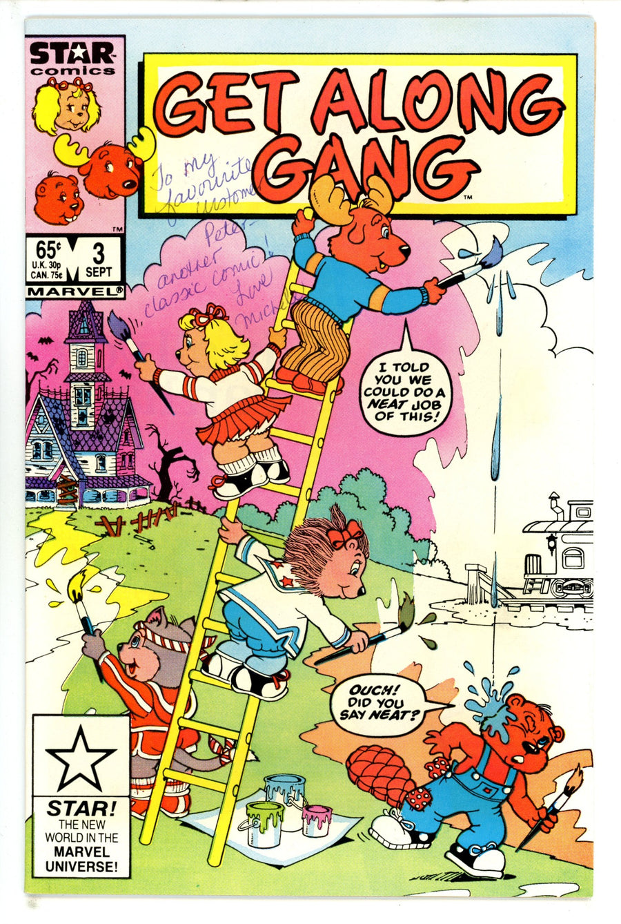 The Get Along Gang 3 Writing On Cover (1985)