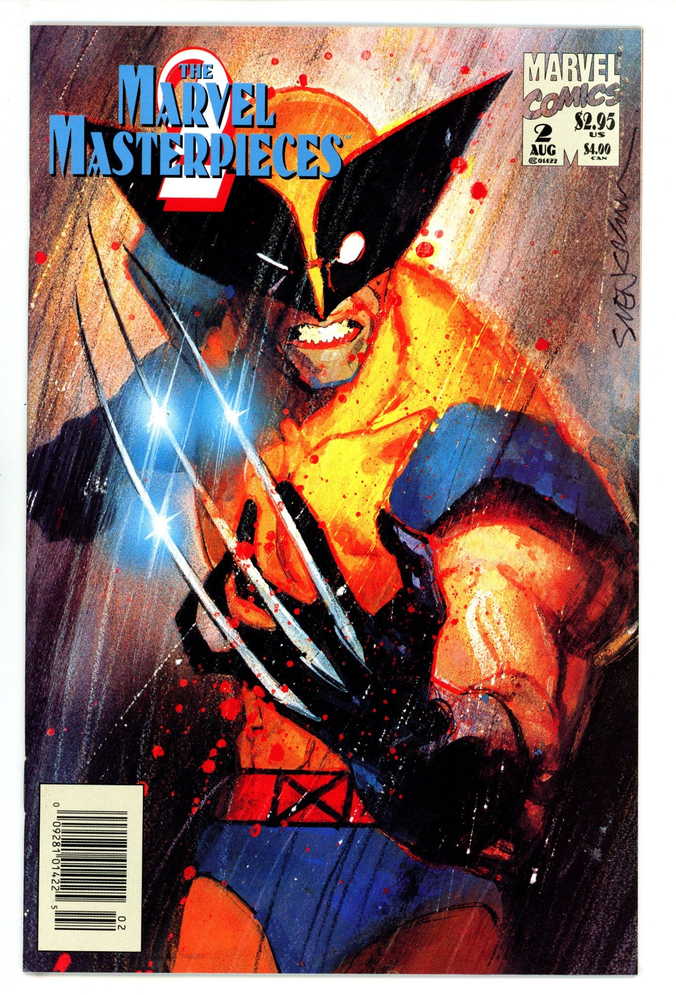 The Marvel Masterpieces 2 Collection 2 NM- (9.2) (1994) Newsstand 