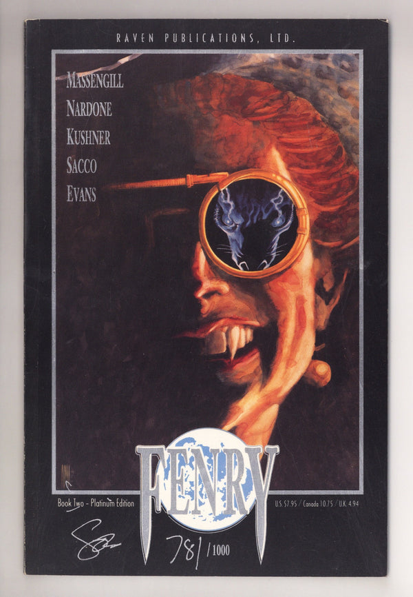 Fenry 2 Mid Grade (1994) Platinum Variant Signed x1 Cover Unknown
