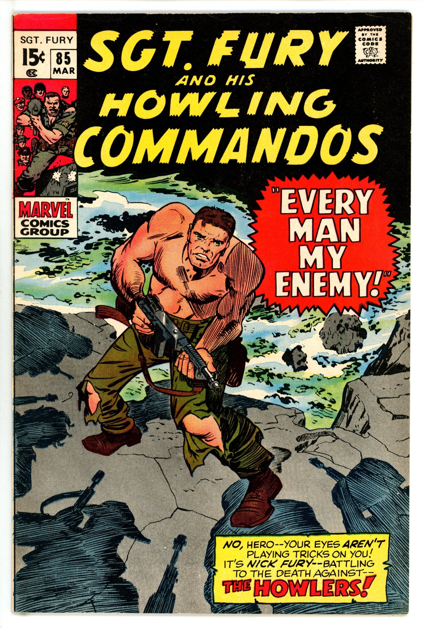 Sgt. Fury 85 FN/VF (7.0) (1971) 