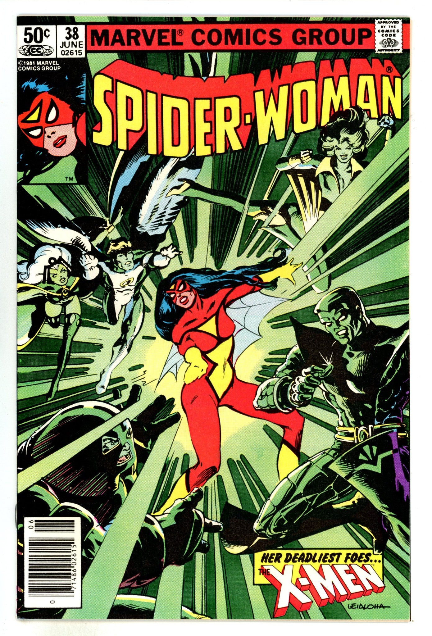 Spider-Woman Vol 1 38  VF (8.0)  (1981)  Newsstand  