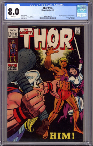Thor Vol 1 165 CGC 8.0 (VF) (1969)