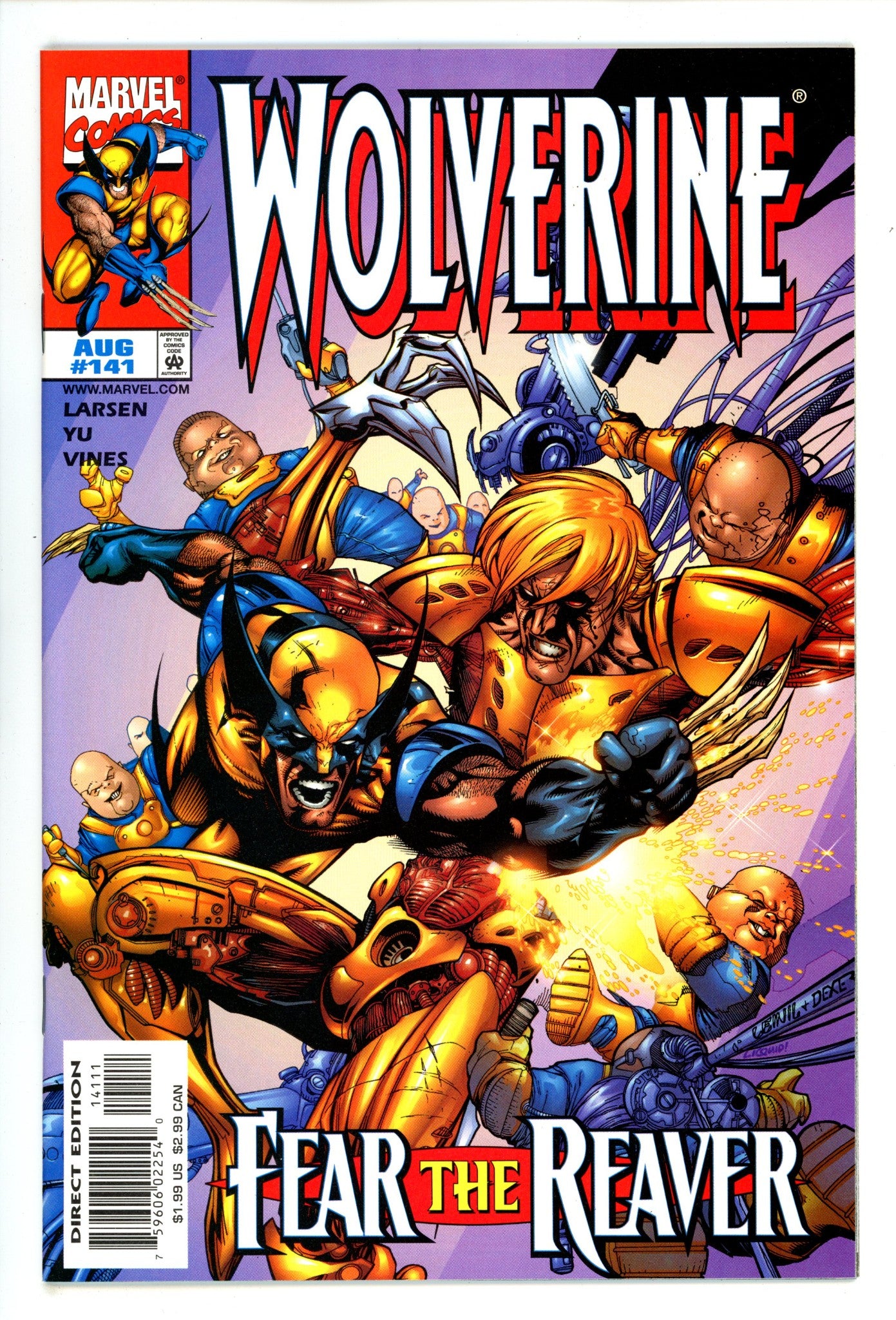 Wolverine Vol 2 141 High Grade (1999) 