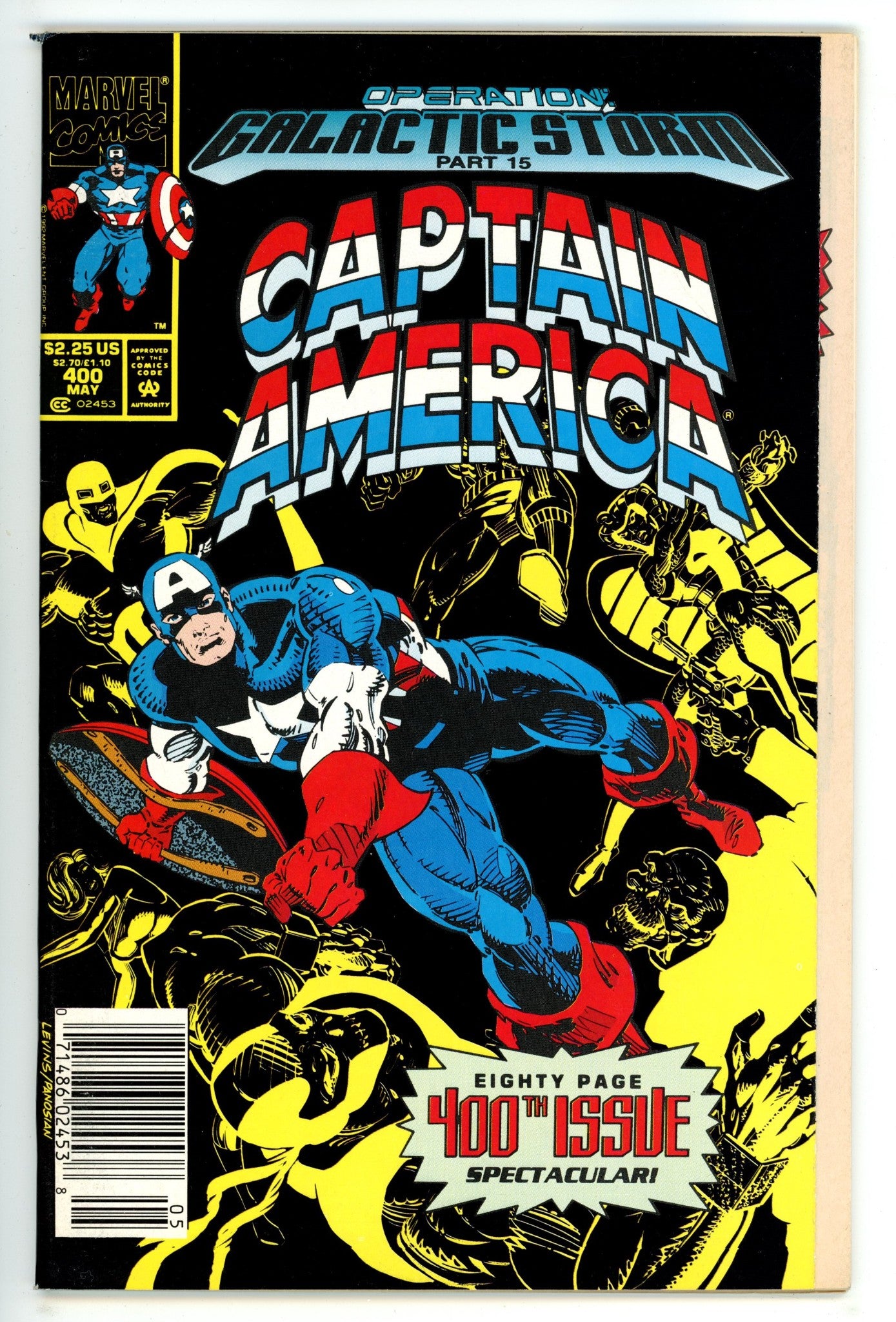 Captain America Vol 1 400 Mid Grade (1992) Newsstand 