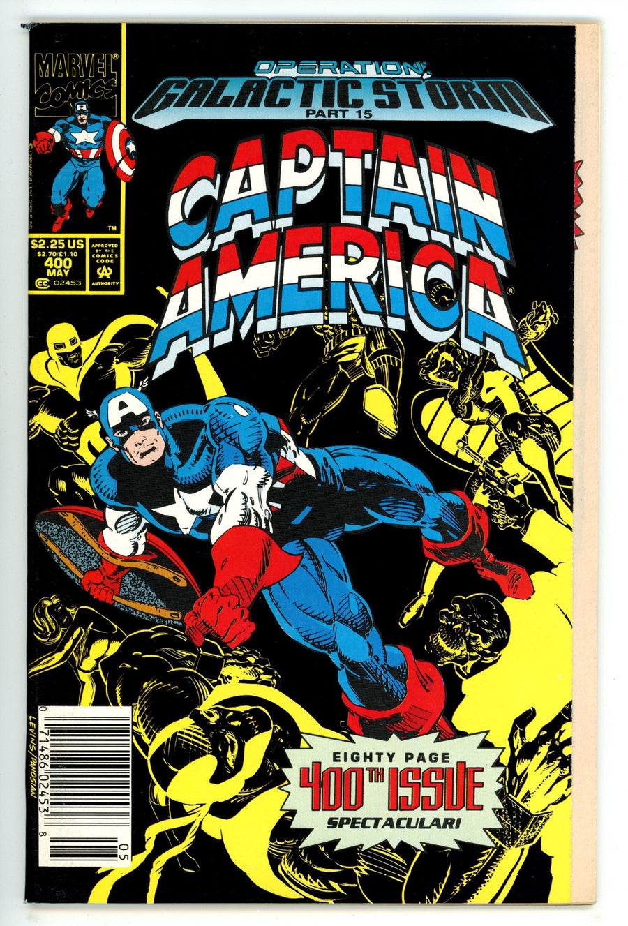 Captain America Vol 1 400 Mid Grade (1992) Newsstand 