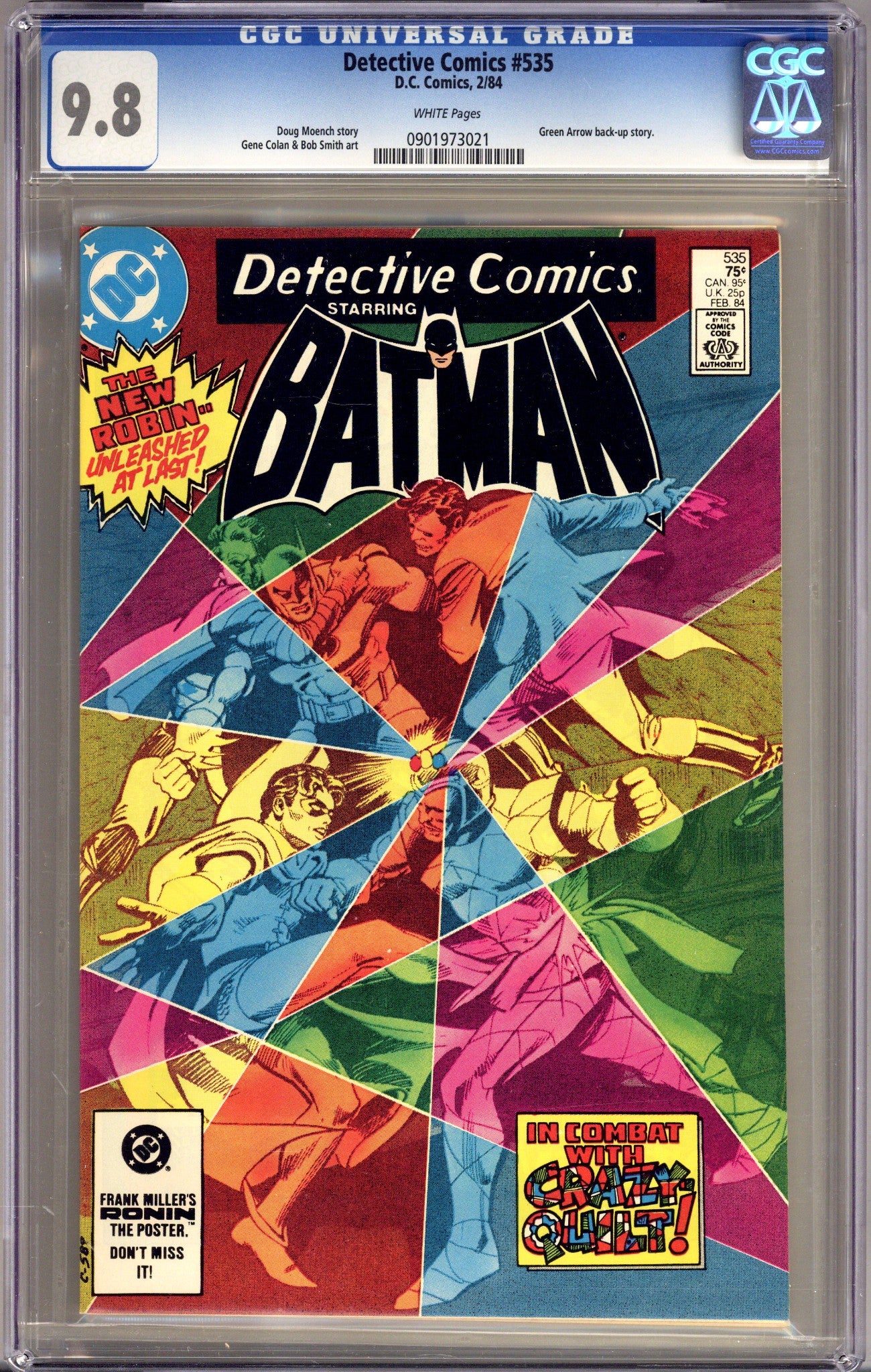 Detective Comics Vol 1 535 CGC 9.8 (NM/M) (1984) 