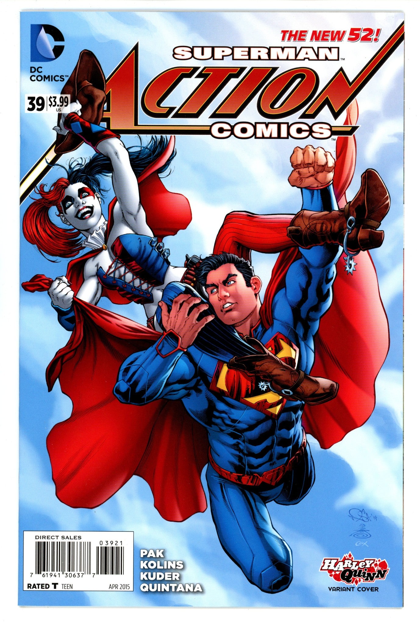 Action Comics Vol 2 39 High Grade (2015) Scott Variant 