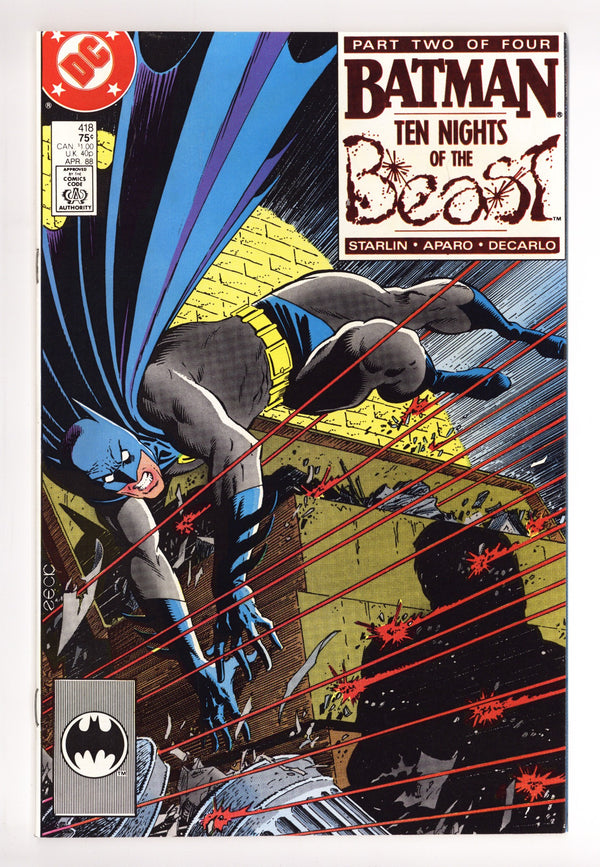 Batman Vol 1 418 Mid Grade (1988)