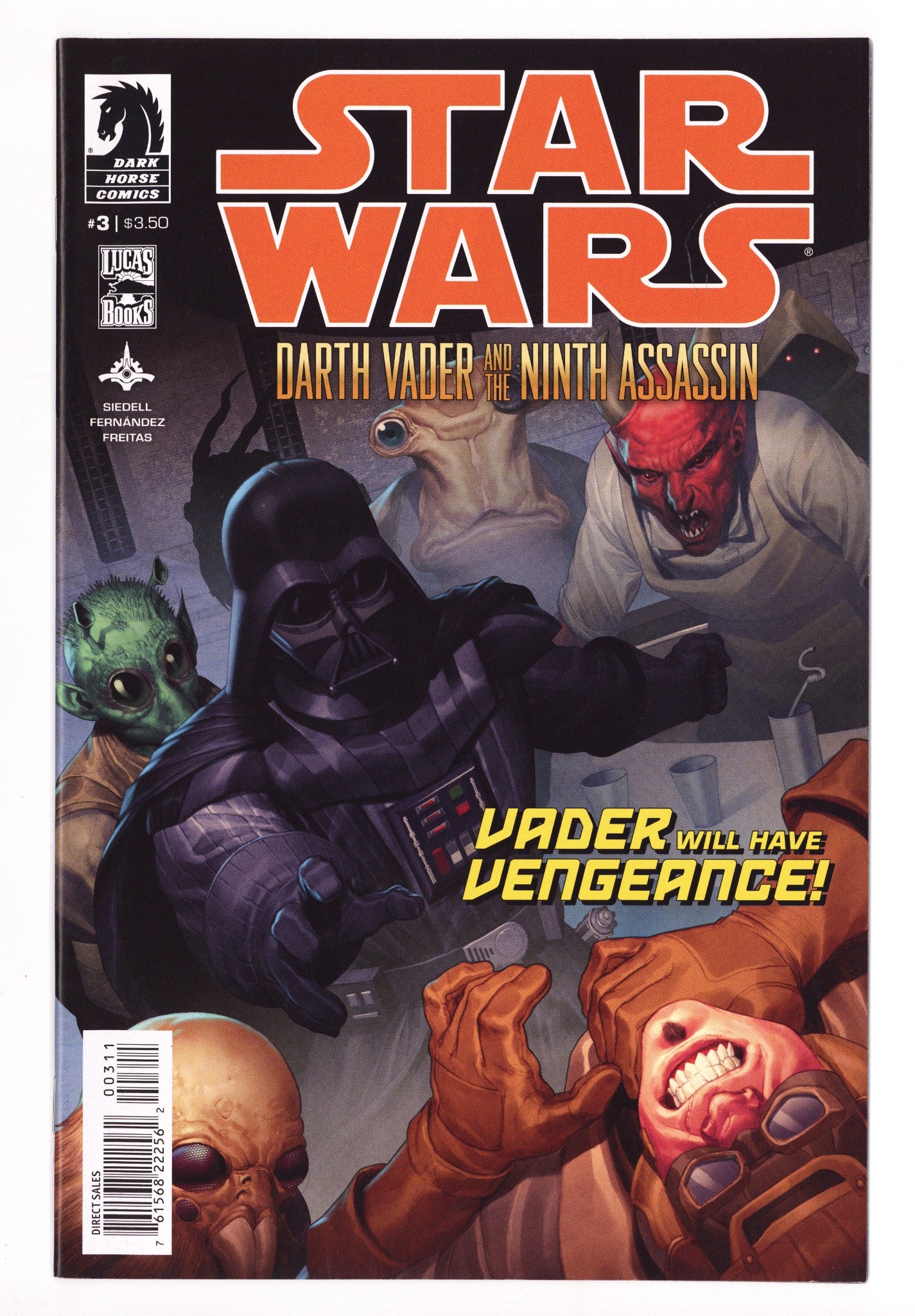 Star Wars: Darth Vader and the Ninth Assassin 3 High Grade (2013) 