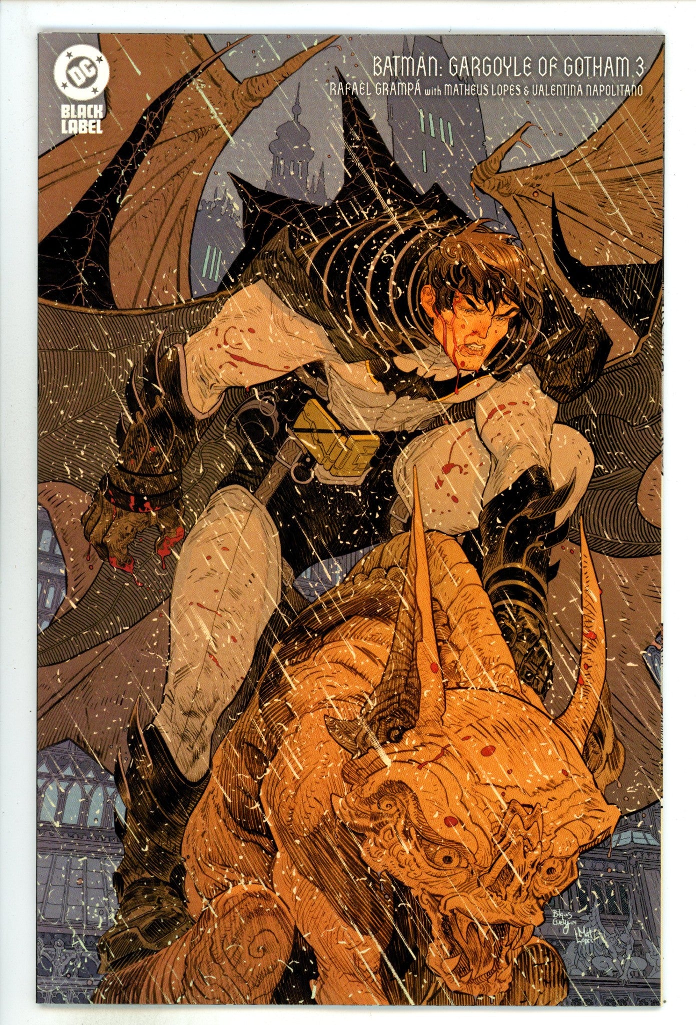 Batman Gargoyle Of Gotham  3 Evely  Variant   (2024)