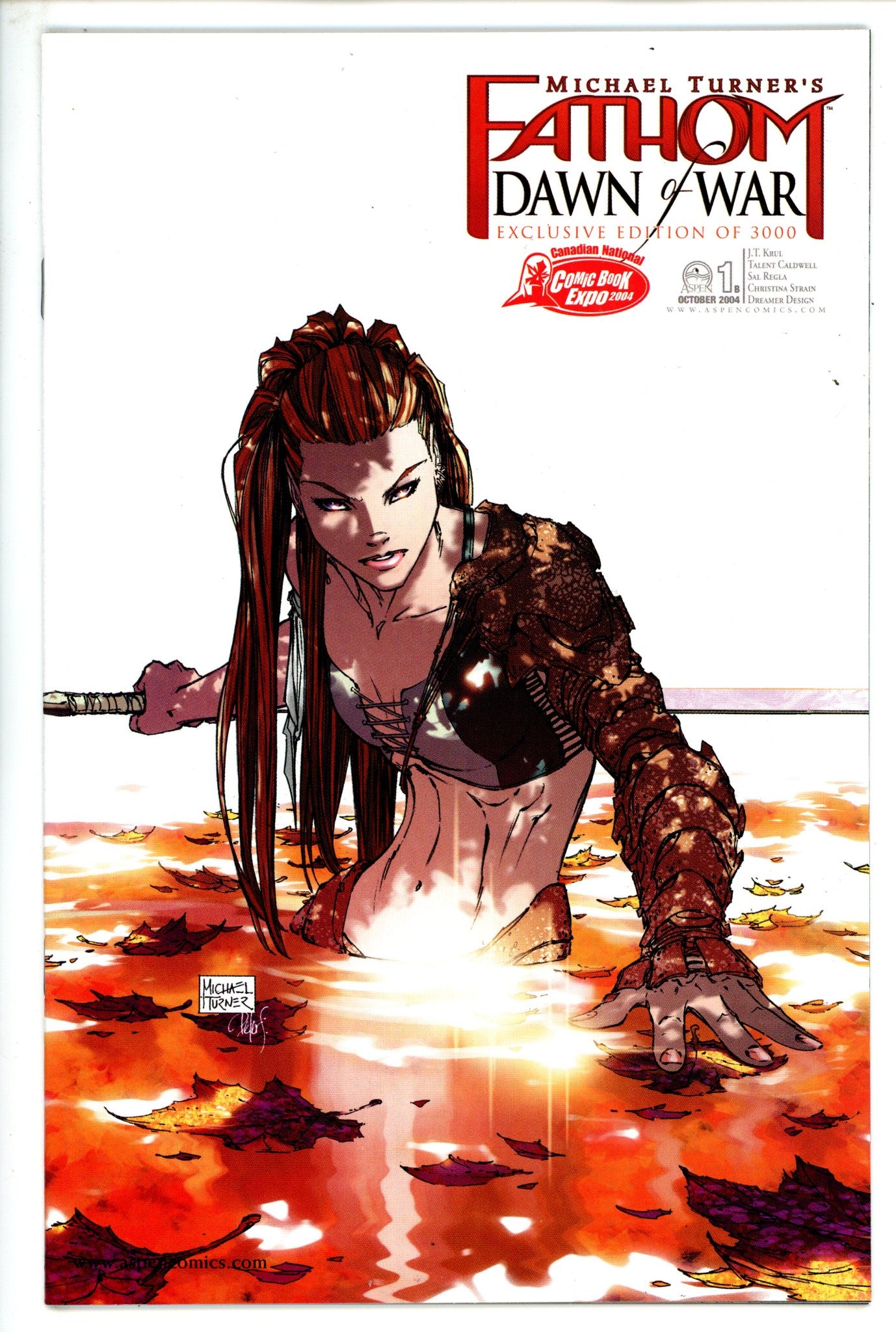 Fathom: Dawn of War 1 Turner /3000 Exclusive Variant NM- (2004)