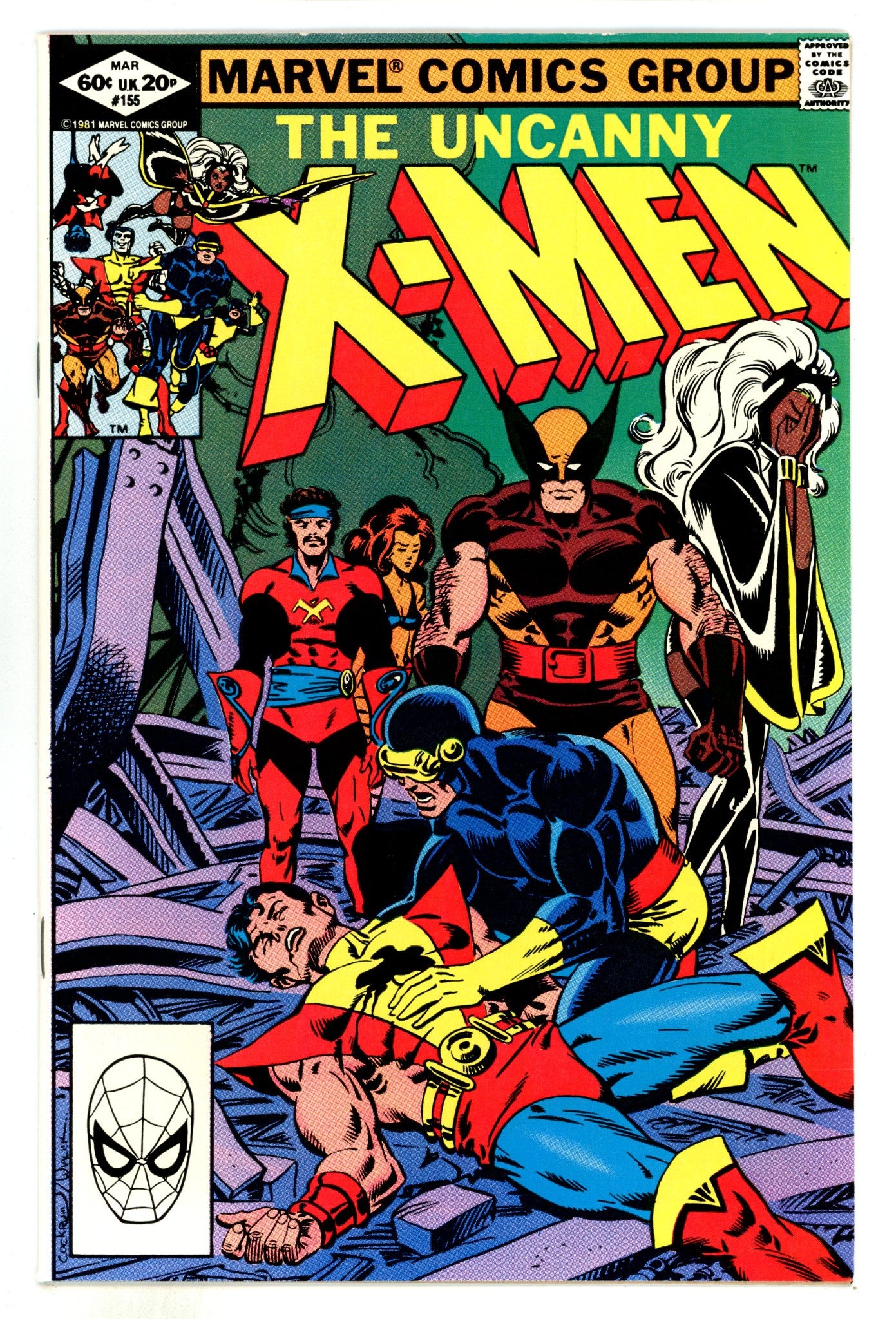 The Uncanny X-Men Vol 1 155  FN (6.0)  (1982)  