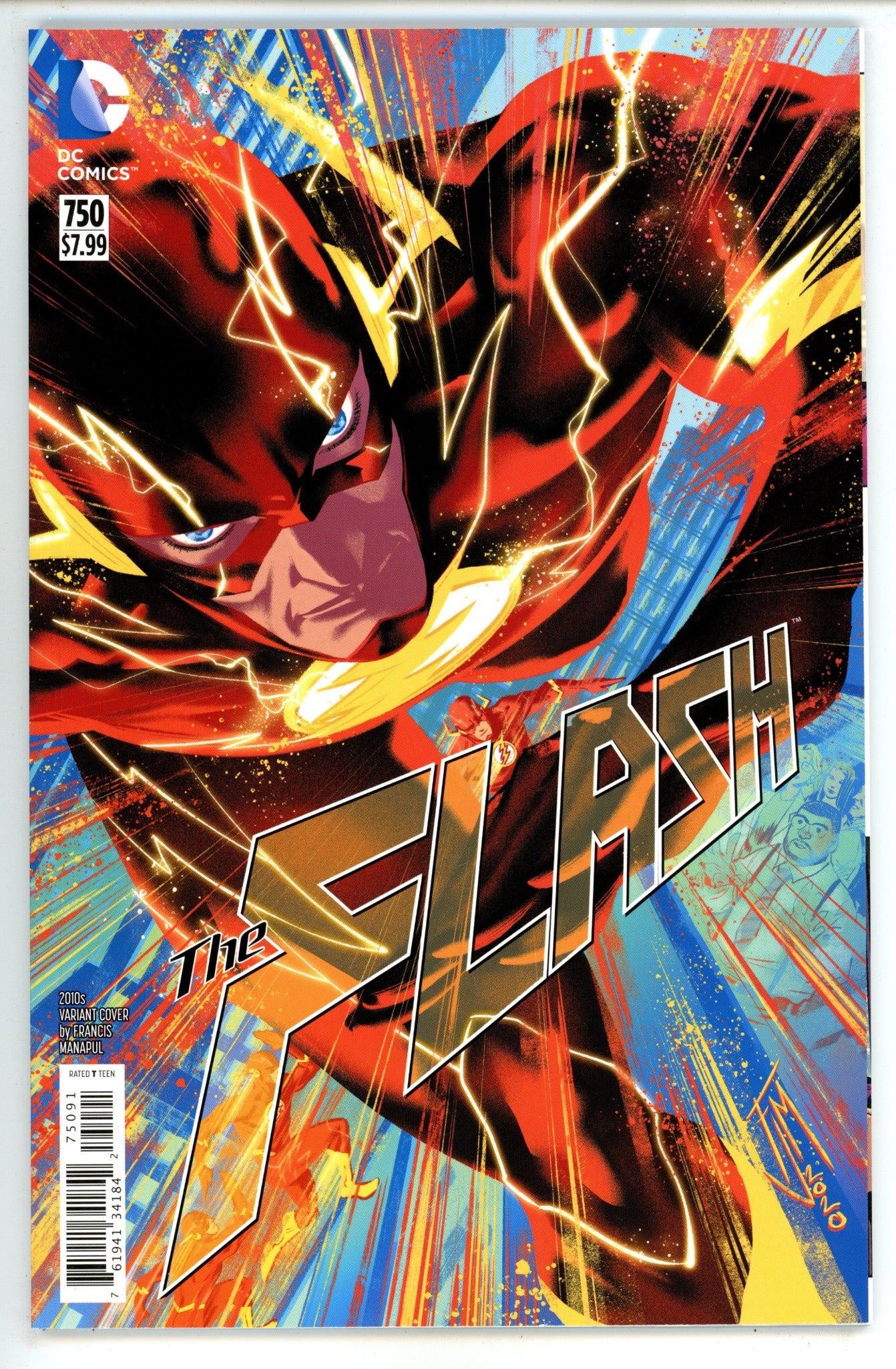 The Flash Vol 5 750 High Grade (2020) Manapul Variant 
