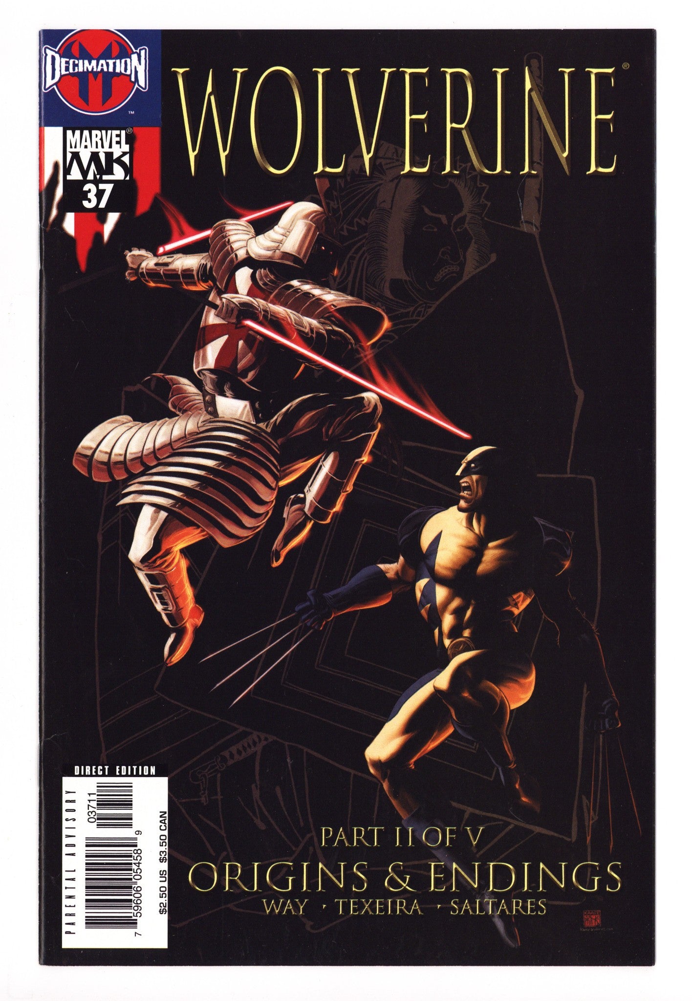 Wolverine Vol 3 37 High Grade (2006) 