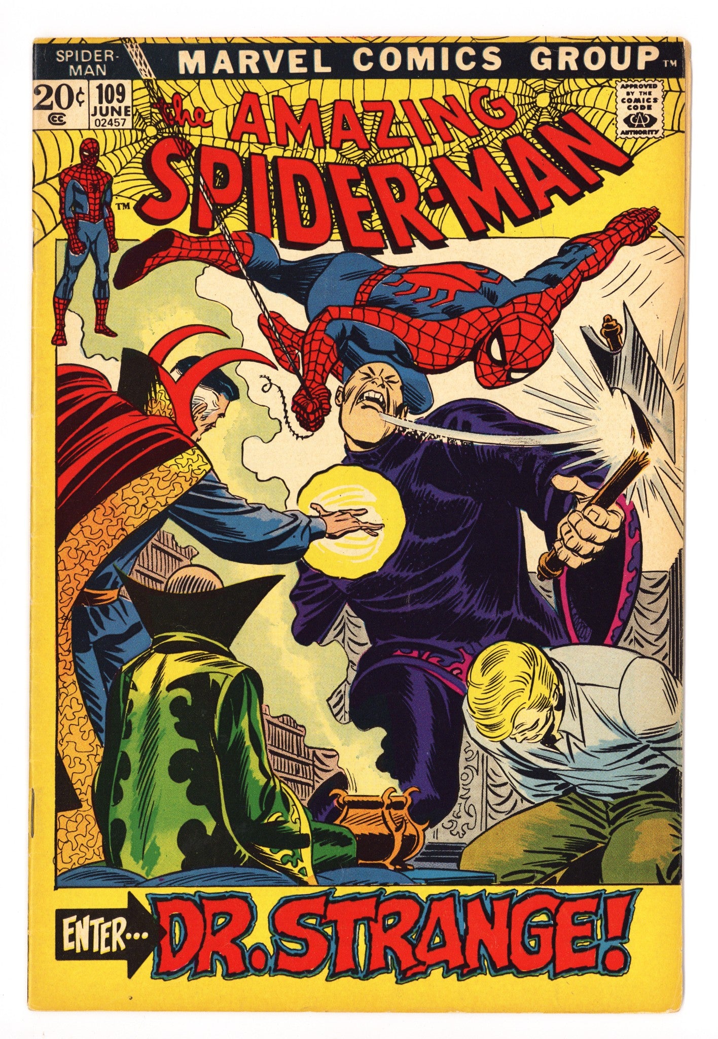 The Amazing Spider-Man Vol 1 109 FN- (5.5) (1972) 