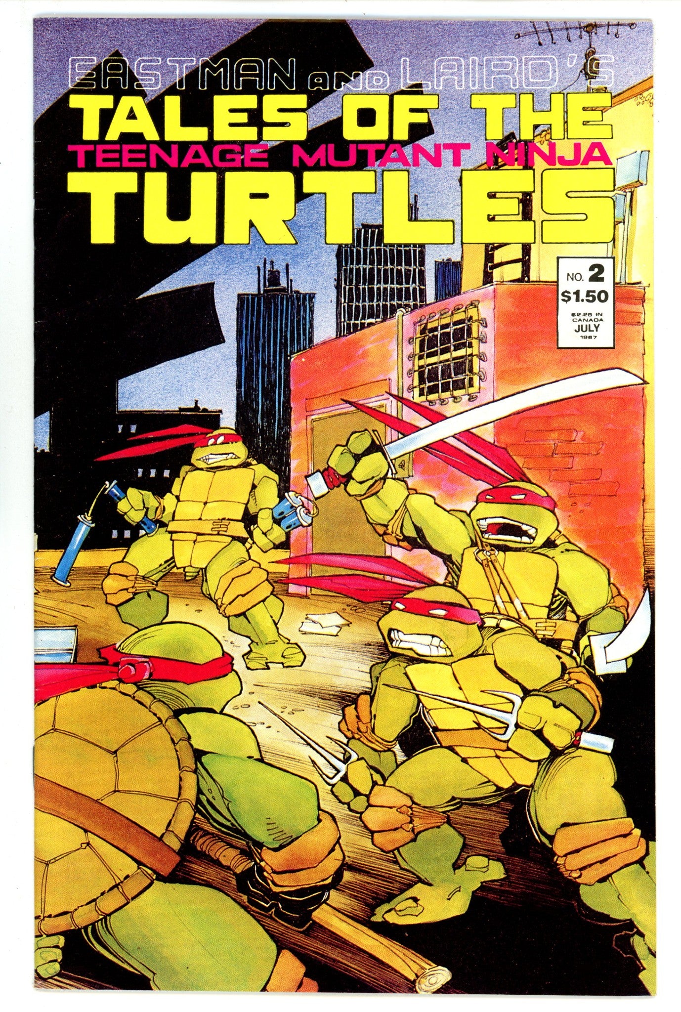 Tales of the Teenage Mutant Ninja Turtles 2 VF+ (8.5) (1987) 