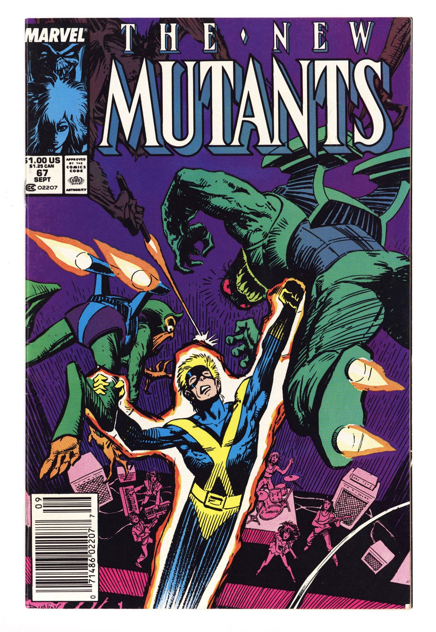The New Mutants Vol 1 67  Mid Grade   (1988)   Newsstand