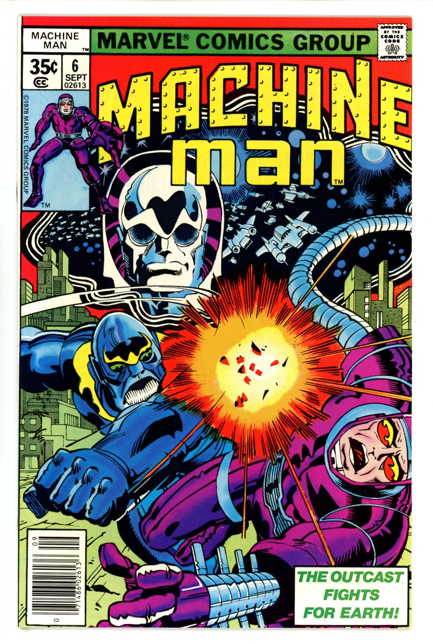 Machine Man Vol 1 6 NM (1978)