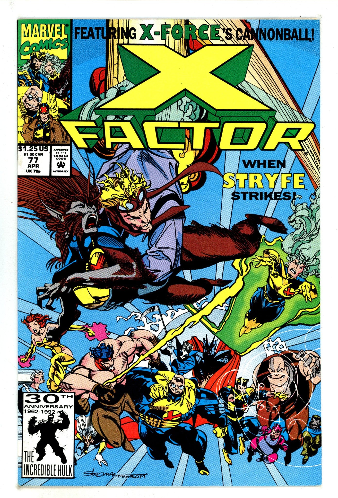 X-Factor Vol 1 77 High Grade (1992) 