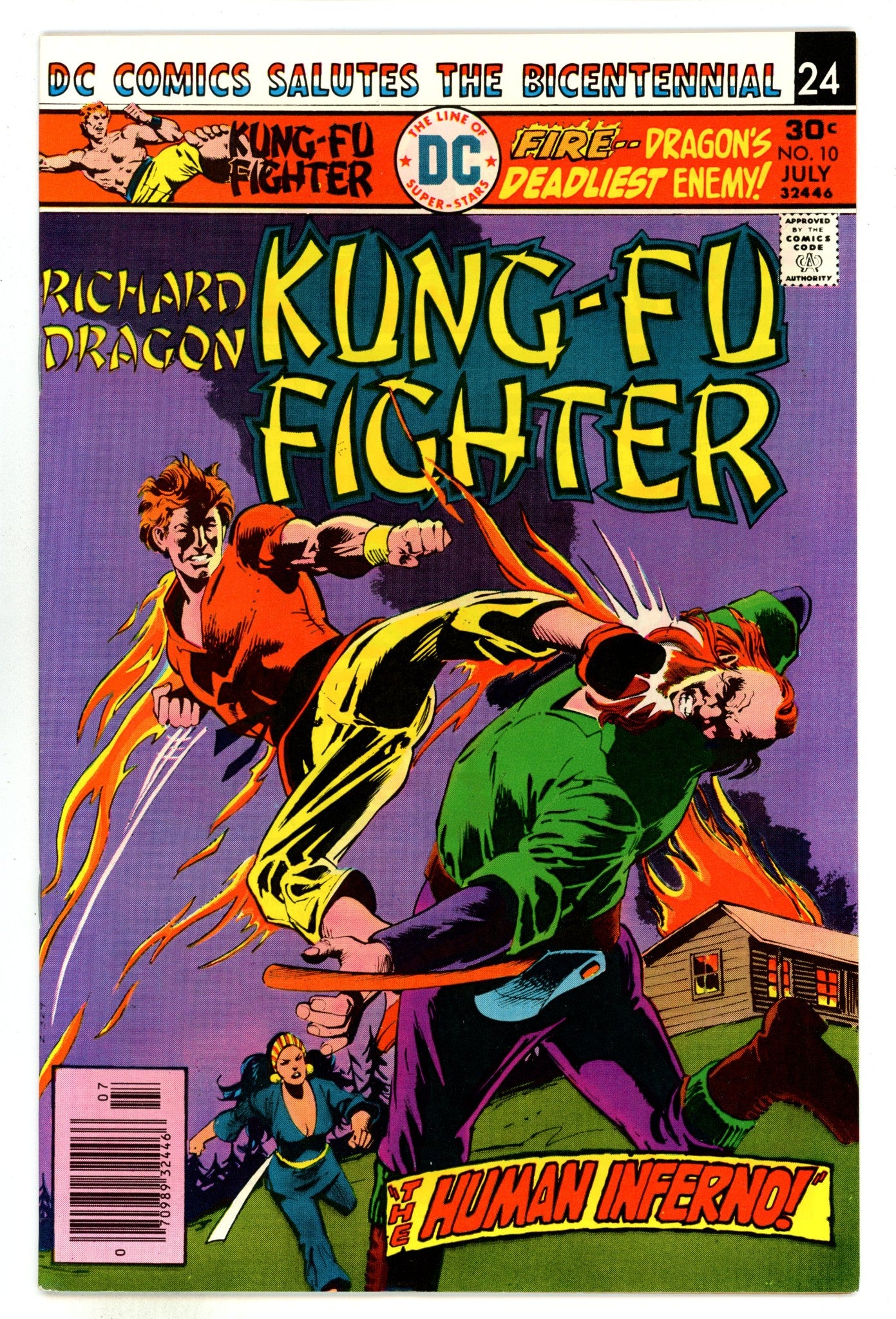 Richard Dragon, Kung-Fu Fighter 10 VF+ (8.5) (1976) 