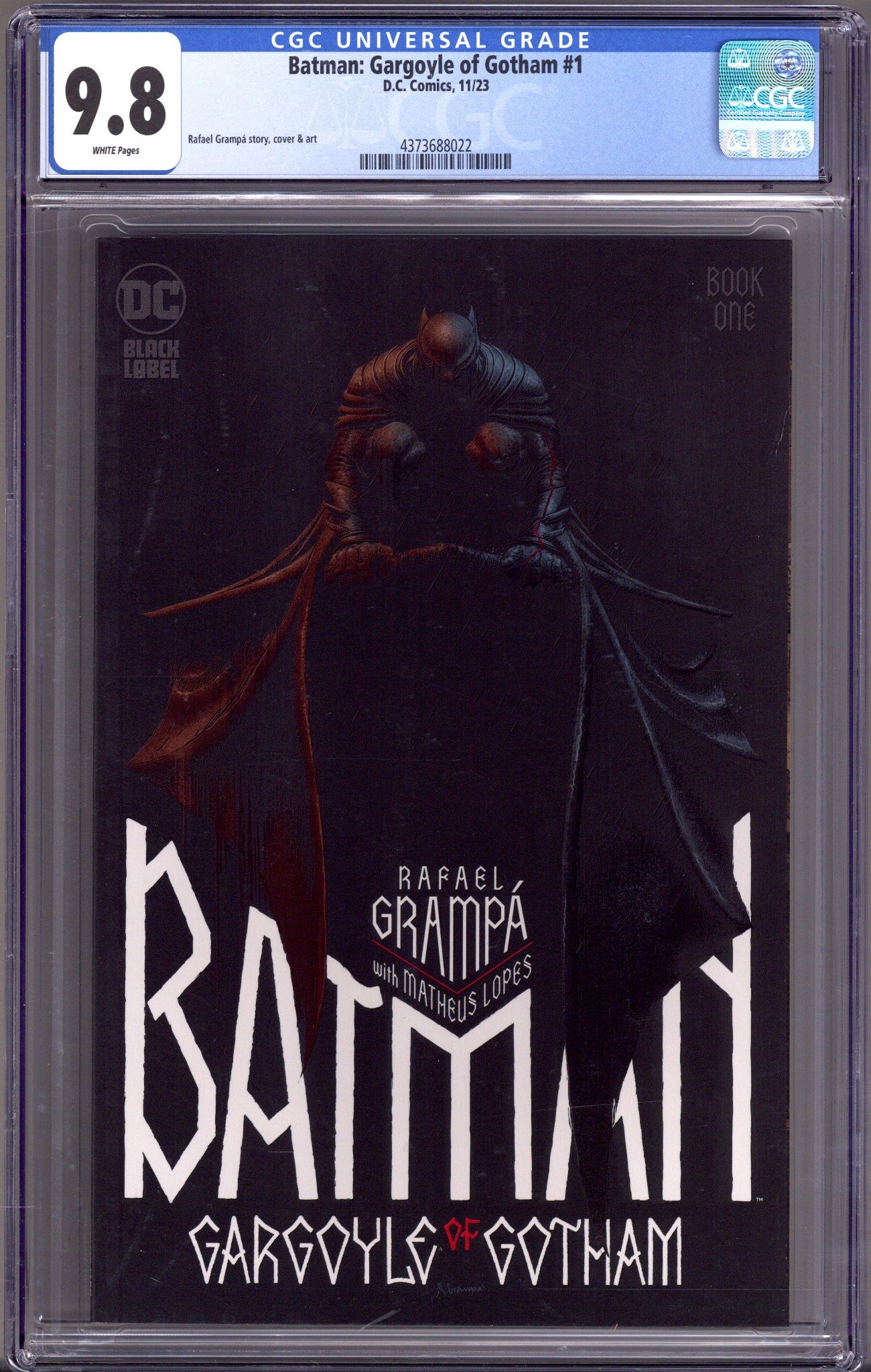 Batman: Gargoyle of Gotham 1 CGC 9.8 (NM/M) (2023) 