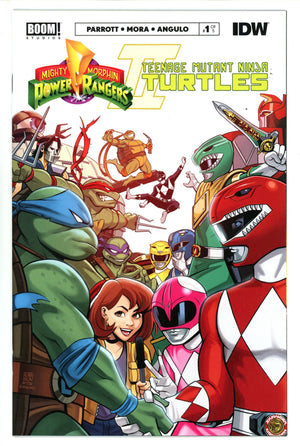 Mighty Morphin Power Rangers / Teenage Mutant Ninja Turtles II 1 NM (9.4) (2023) Gibson