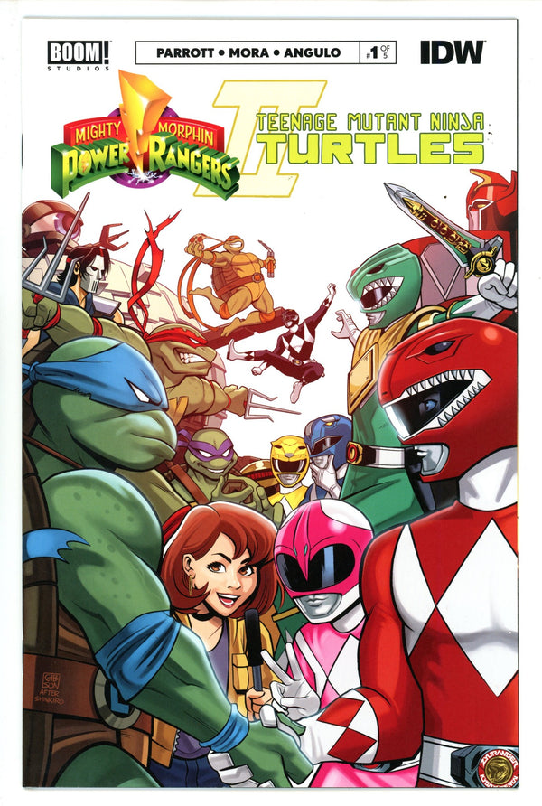 Mighty Morphin Power Rangers / Teenage Mutant Ninja Turtles II 1 NM (9.4) (2023) Gibson