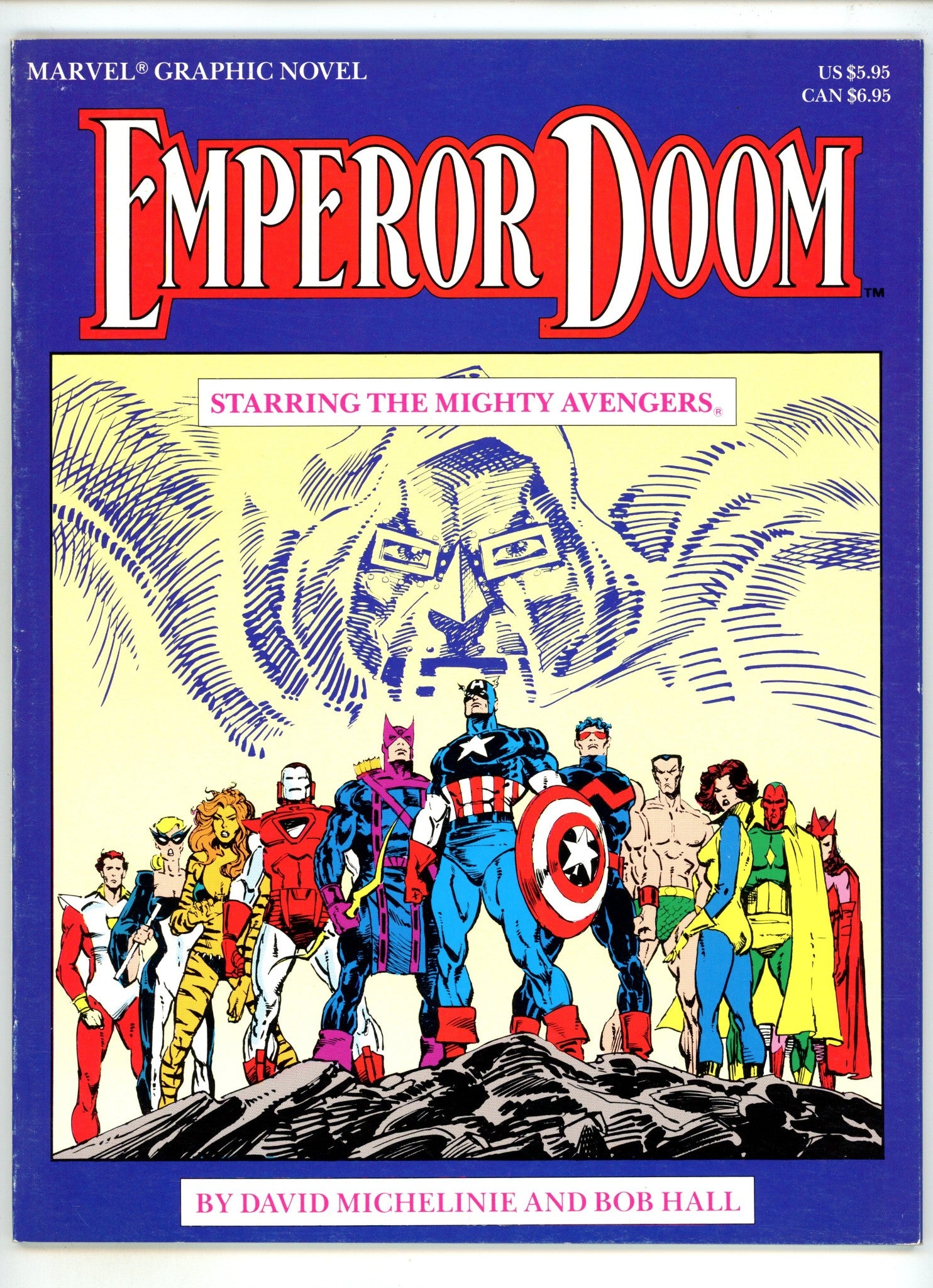 Marvel Graphic Novel: Emperor Doom -- Starring the Mighty Avengers  [nn]  Mid Grade  (1987)  
