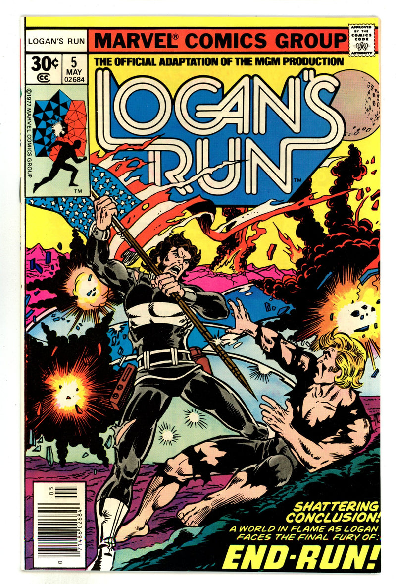 Logan's Run Vol 1 5 NM- (9.2) (1977) 