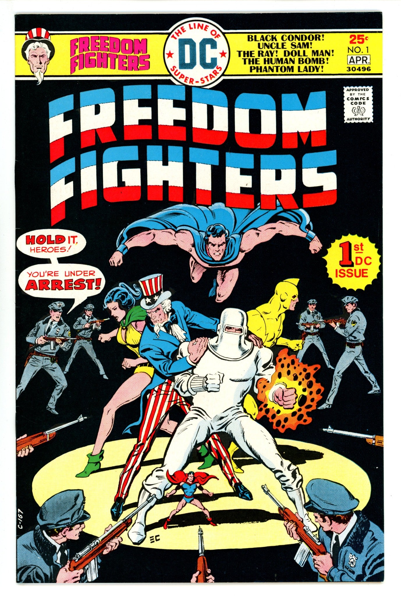 Freedom Fighters Vol 1 1 VF (8.0) (1976) 
