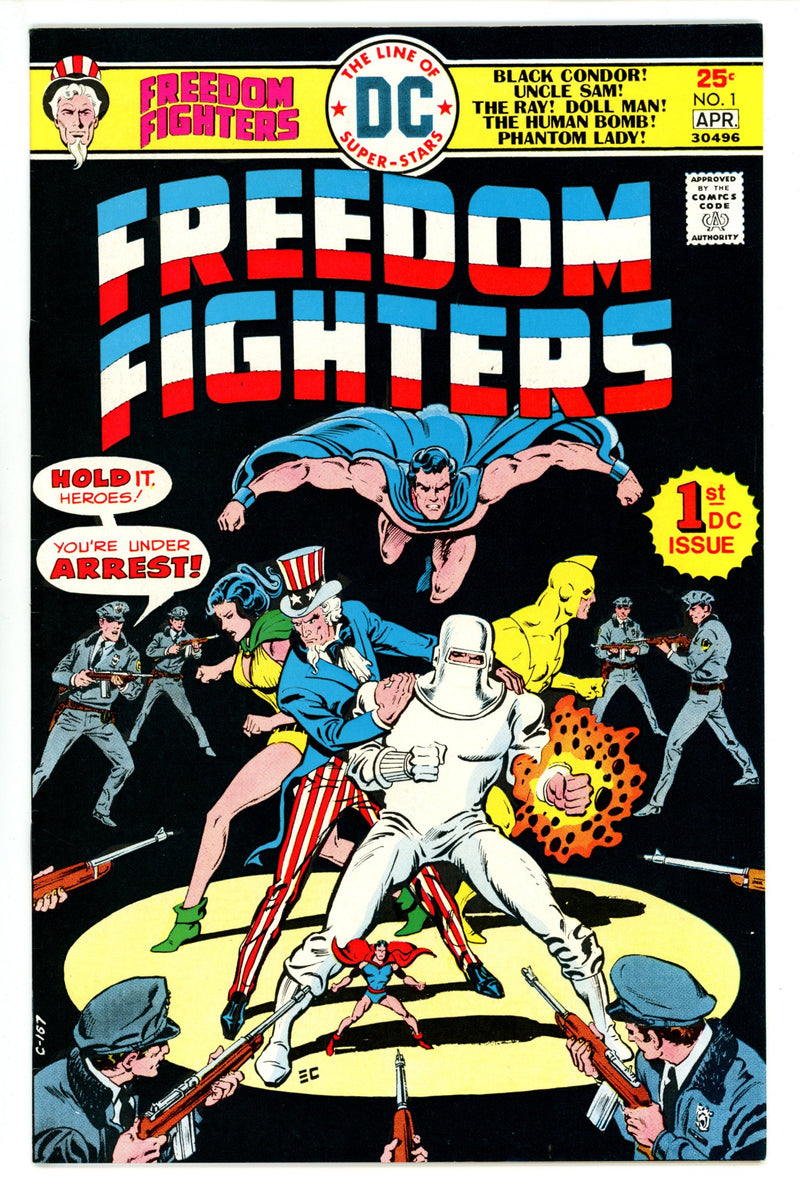 Freedom Fighters Vol 1 1 VF (8.0) (1976) 
